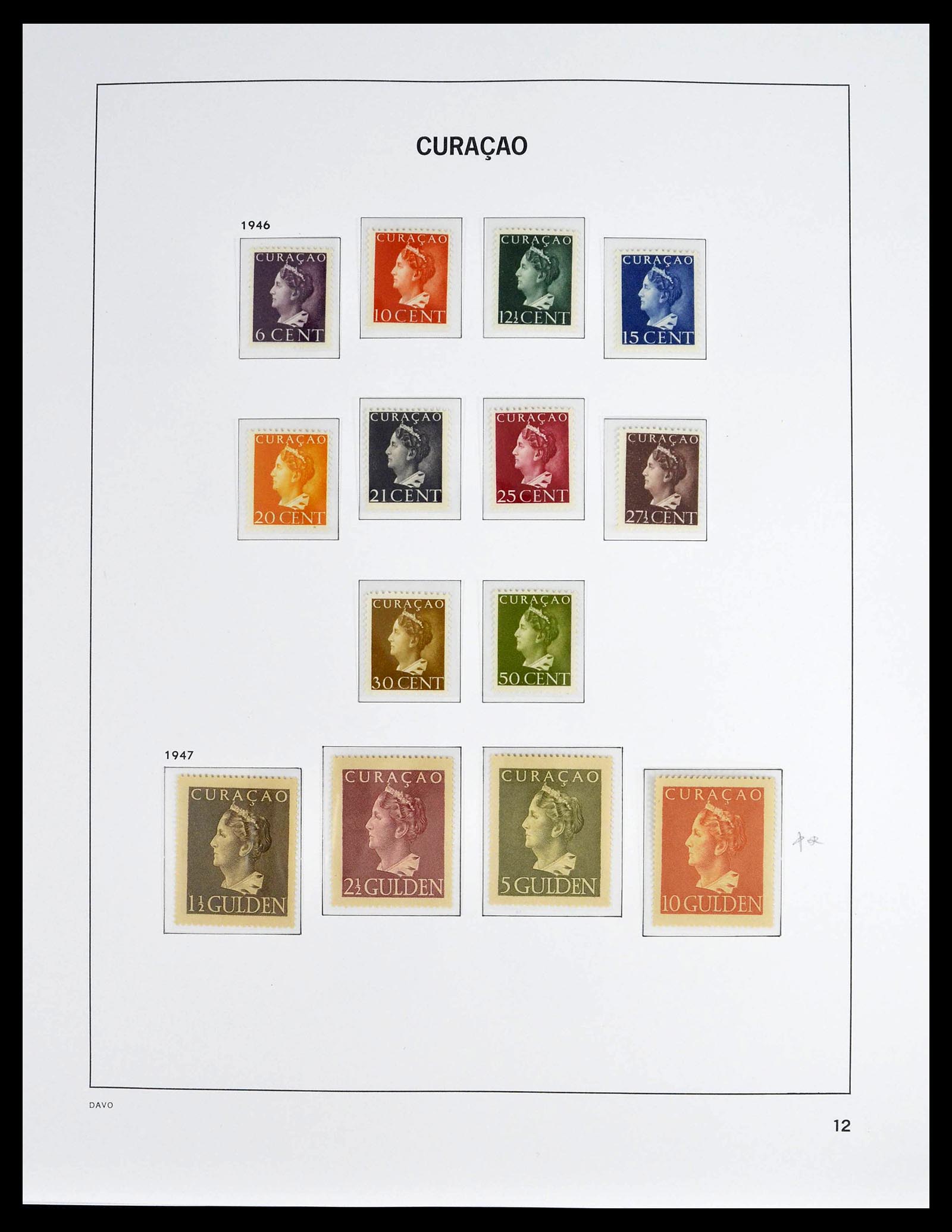 39360 0012 - Postzegelverzameling 39360 Curaçao/Antillen compleet 1873-2013.