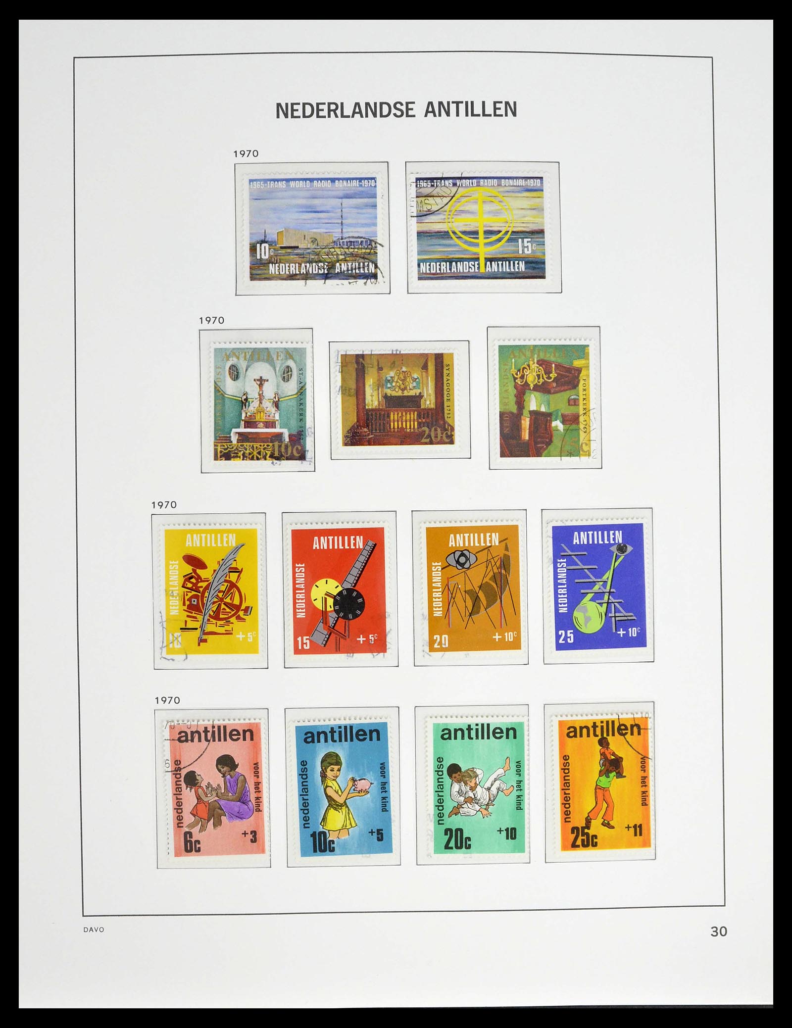39360 0031 - Postzegelverzameling 39360 Curaçao/Antillen compleet 1873-2013.