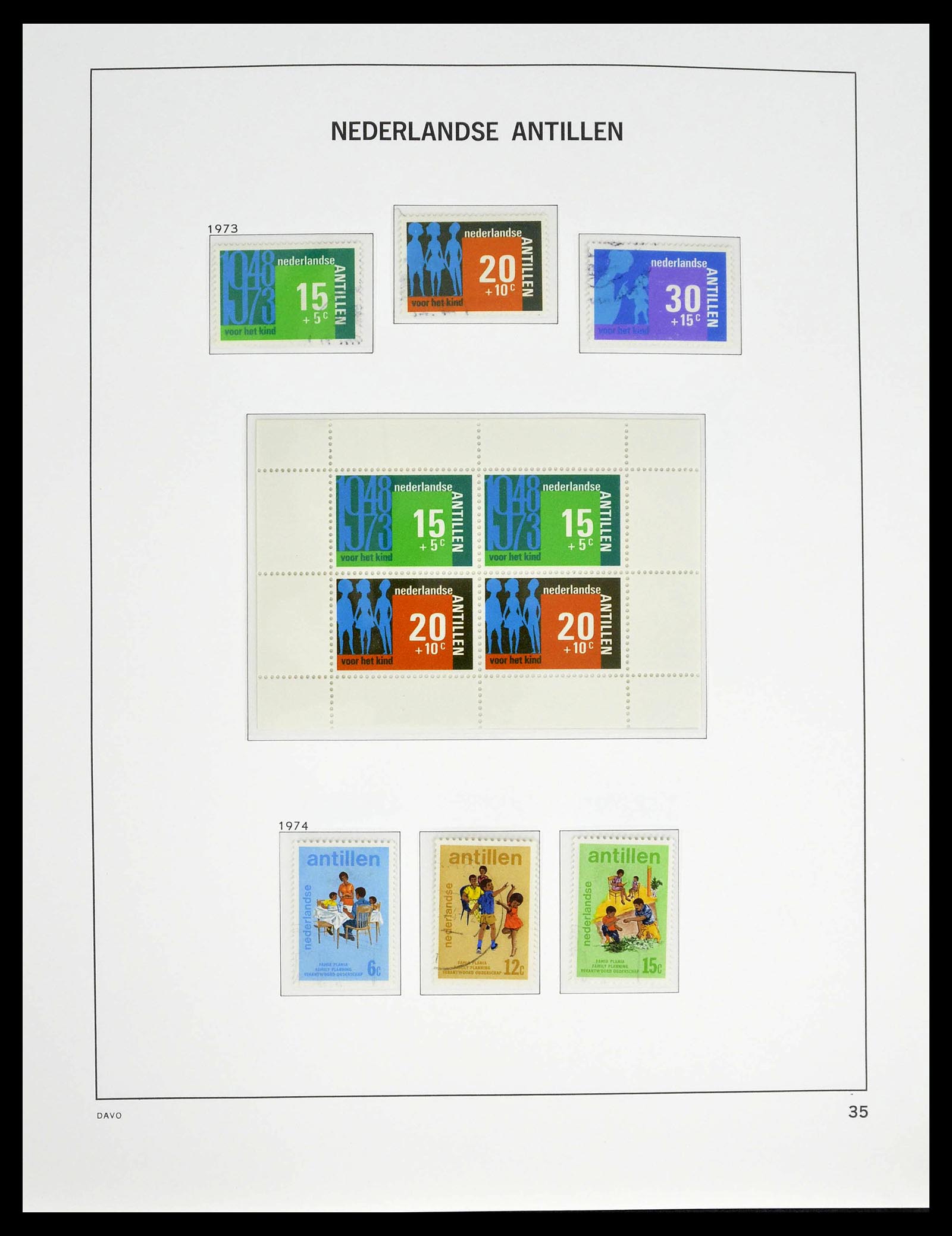 39360 0036 - Postzegelverzameling 39360 Curaçao/Antillen compleet 1873-2013.