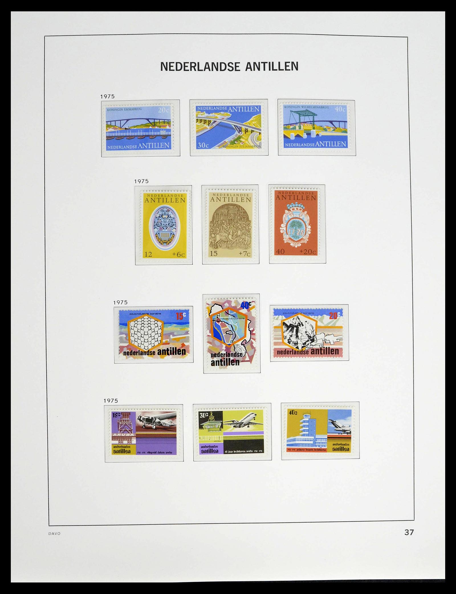 39360 0038 - Postzegelverzameling 39360 Curaçao/Antillen compleet 1873-2013.