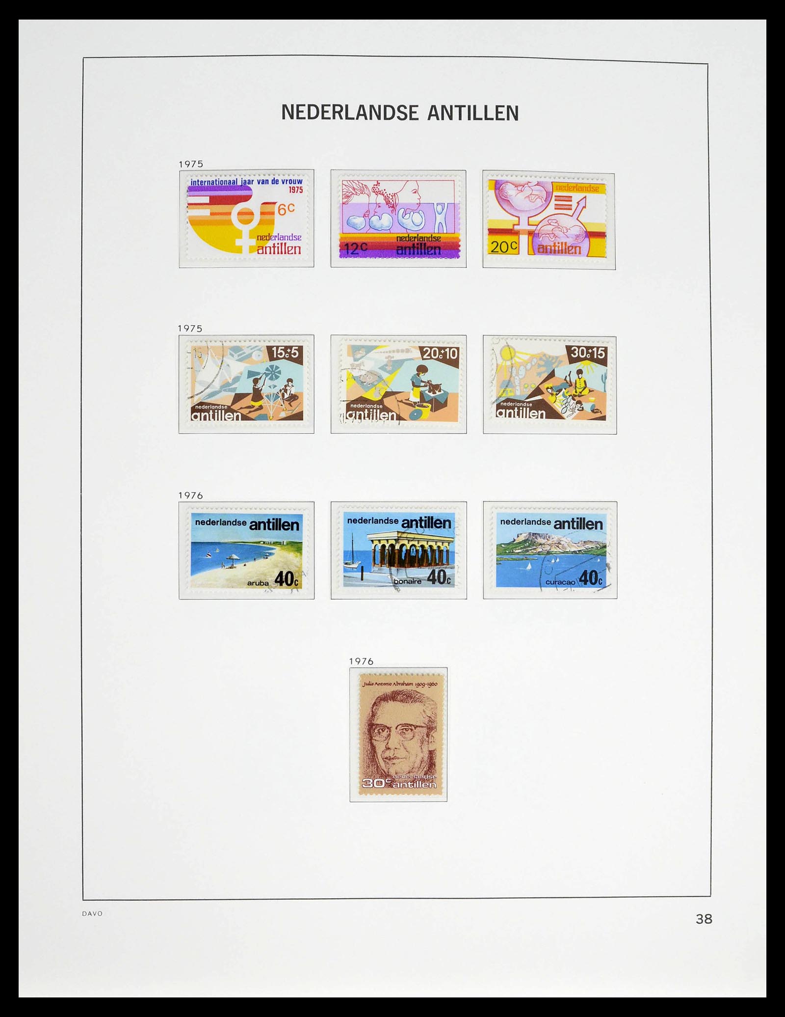 39360 0039 - Postzegelverzameling 39360 Curaçao/Antillen compleet 1873-2013.