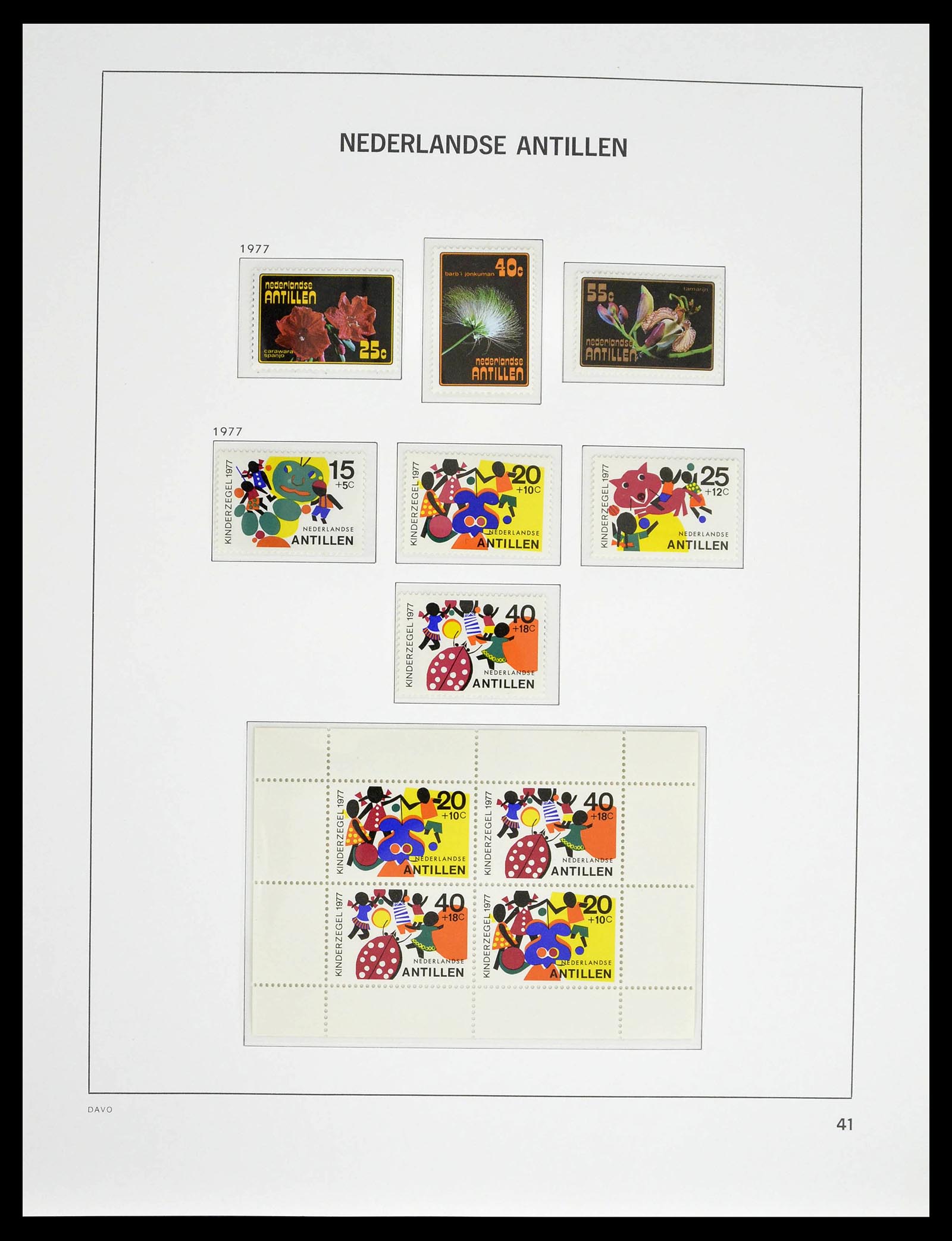 39360 0042 - Postzegelverzameling 39360 Curaçao/Antillen compleet 1873-2013.