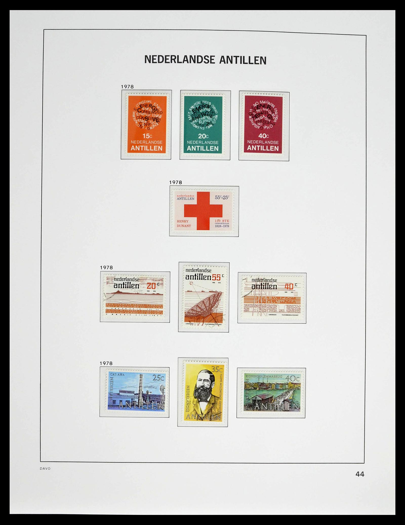 39360 0046 - Postzegelverzameling 39360 Curaçao/Antillen compleet 1873-2013.
