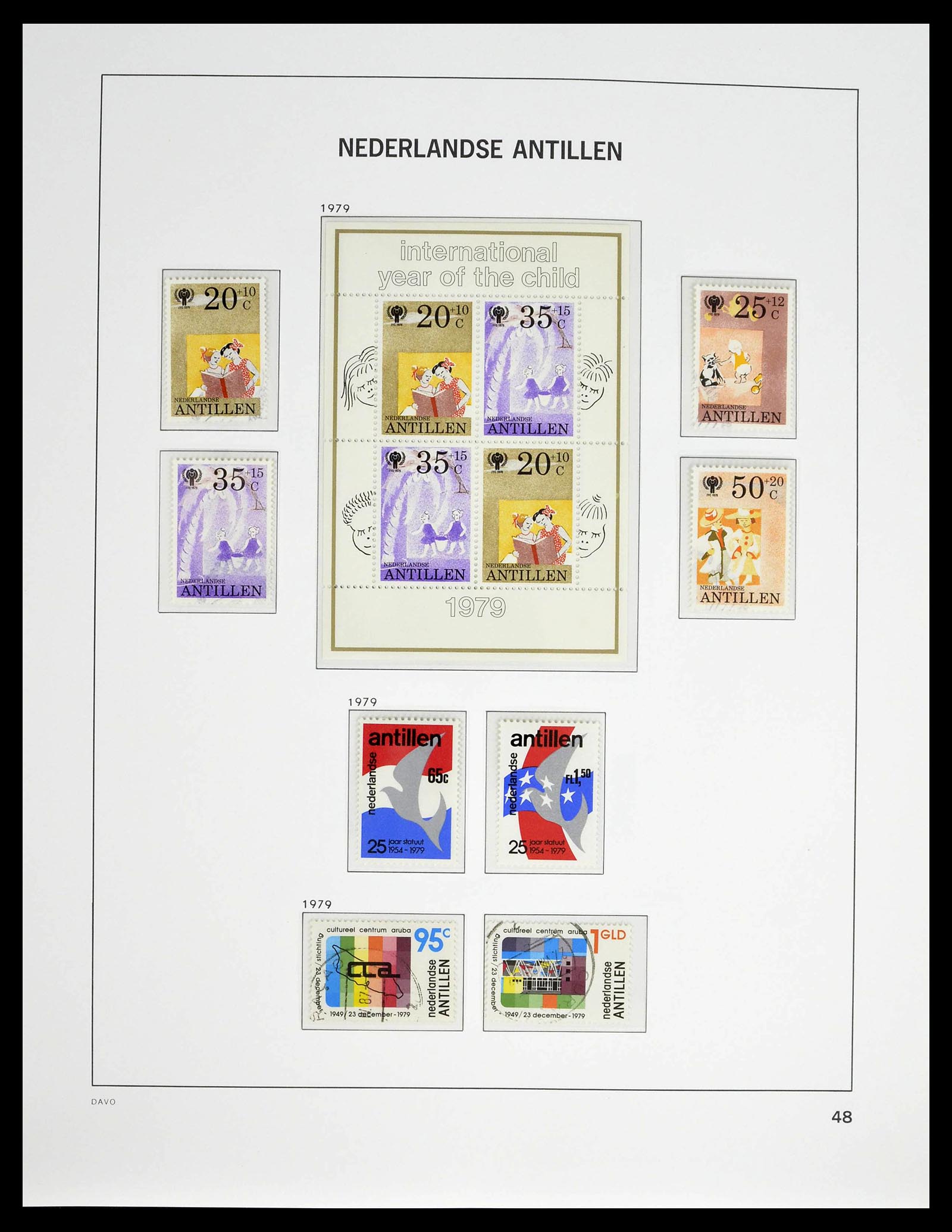 39360 0052 - Postzegelverzameling 39360 Curaçao/Antillen compleet 1873-2013.