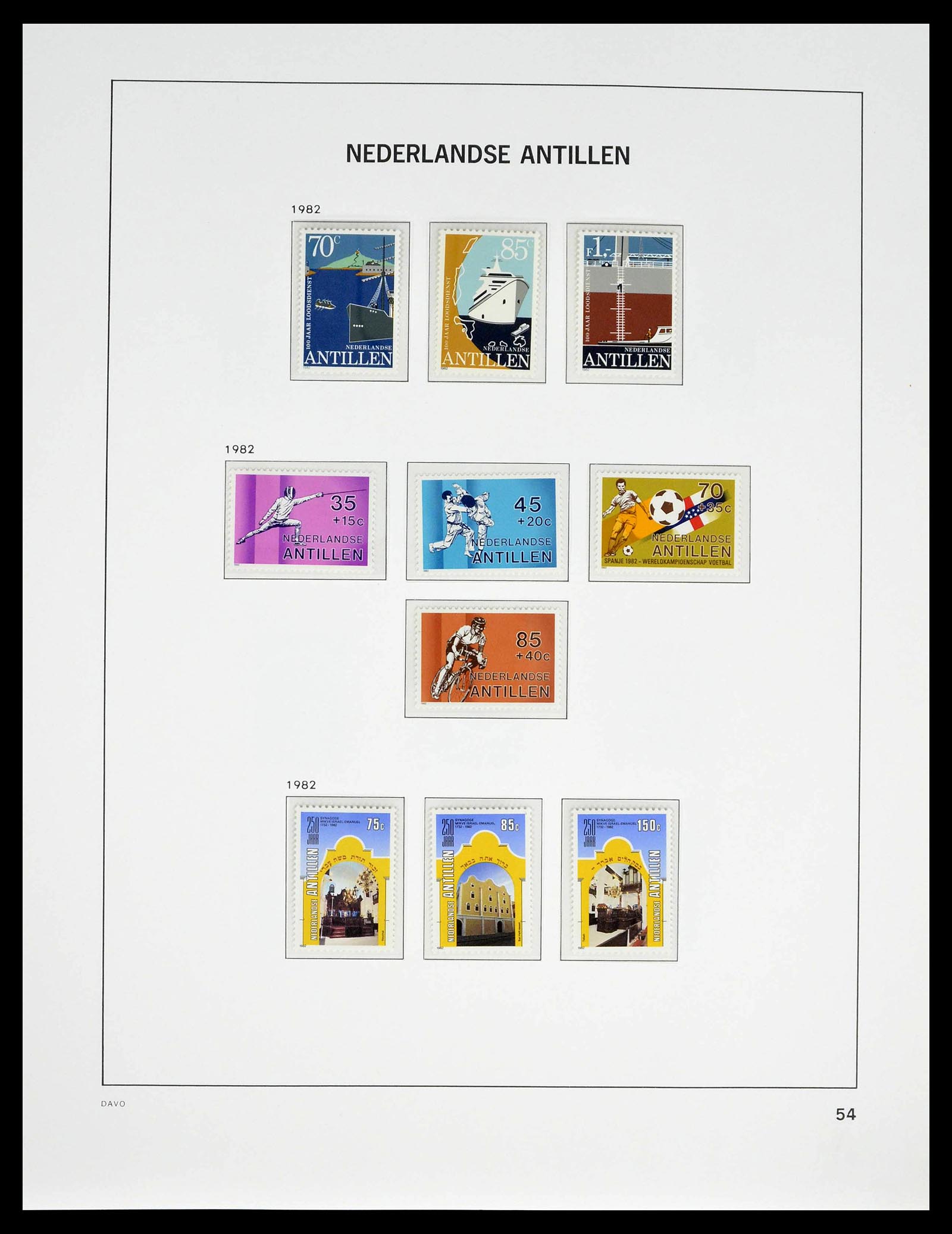 39360 0059 - Postzegelverzameling 39360 Curaçao/Antillen compleet 1873-2013.