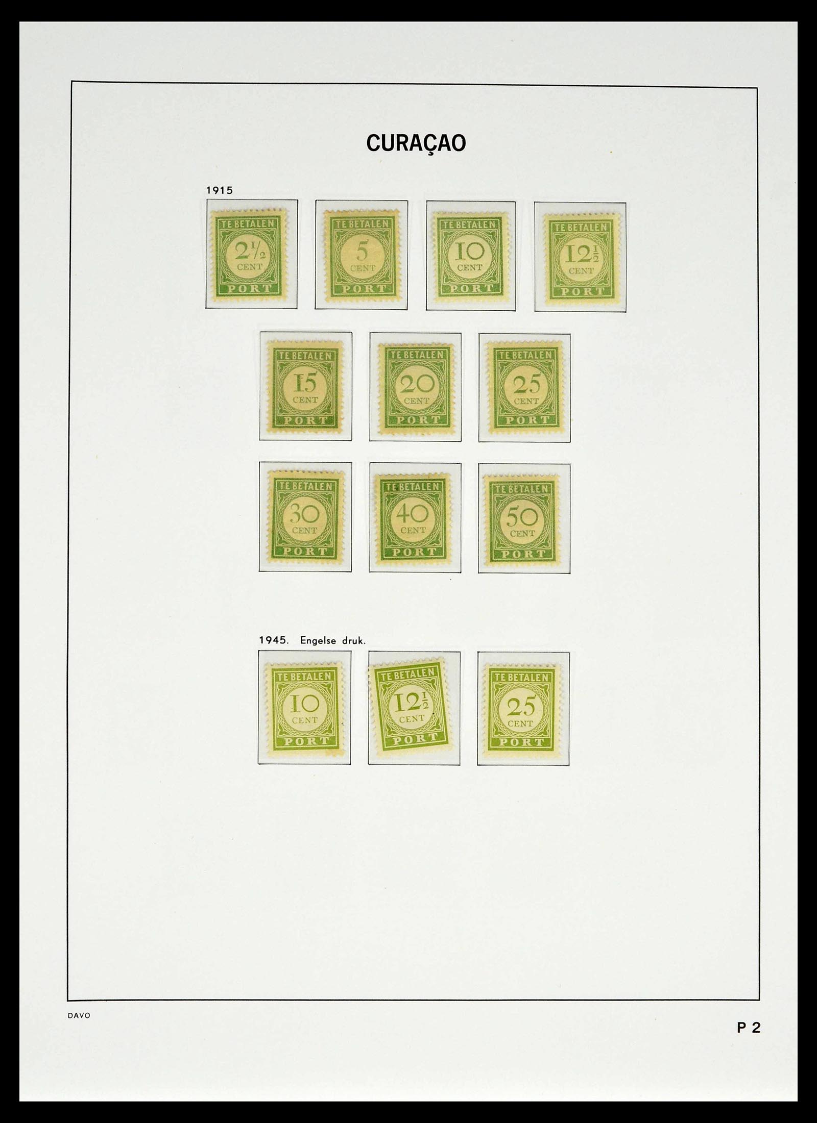 39360 0262 - Stamp collection 39360 Curaçao/Antilles complete 1873-2013.
