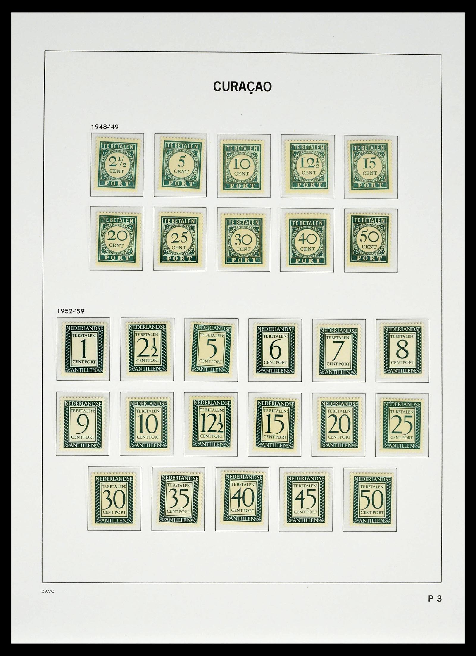 39360 0263 - Postzegelverzameling 39360 Curaçao/Antillen compleet 1873-2013.