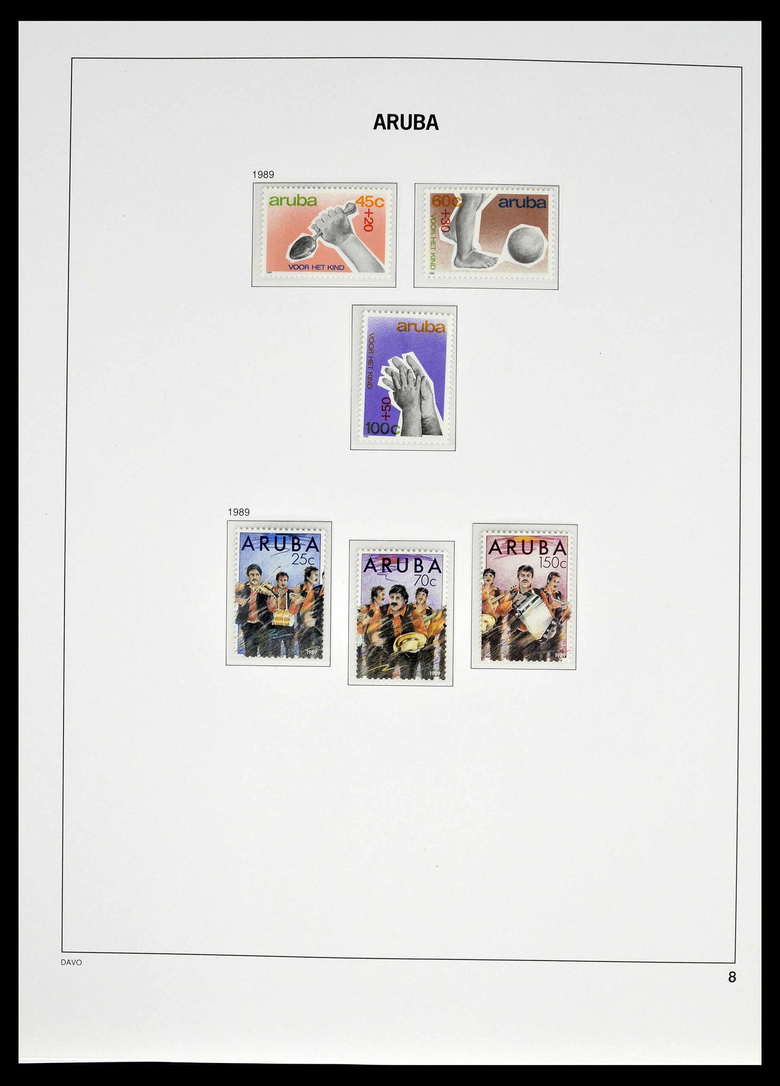 39361 0008 - Stamp collection 39361 Aruba 1986-2013.