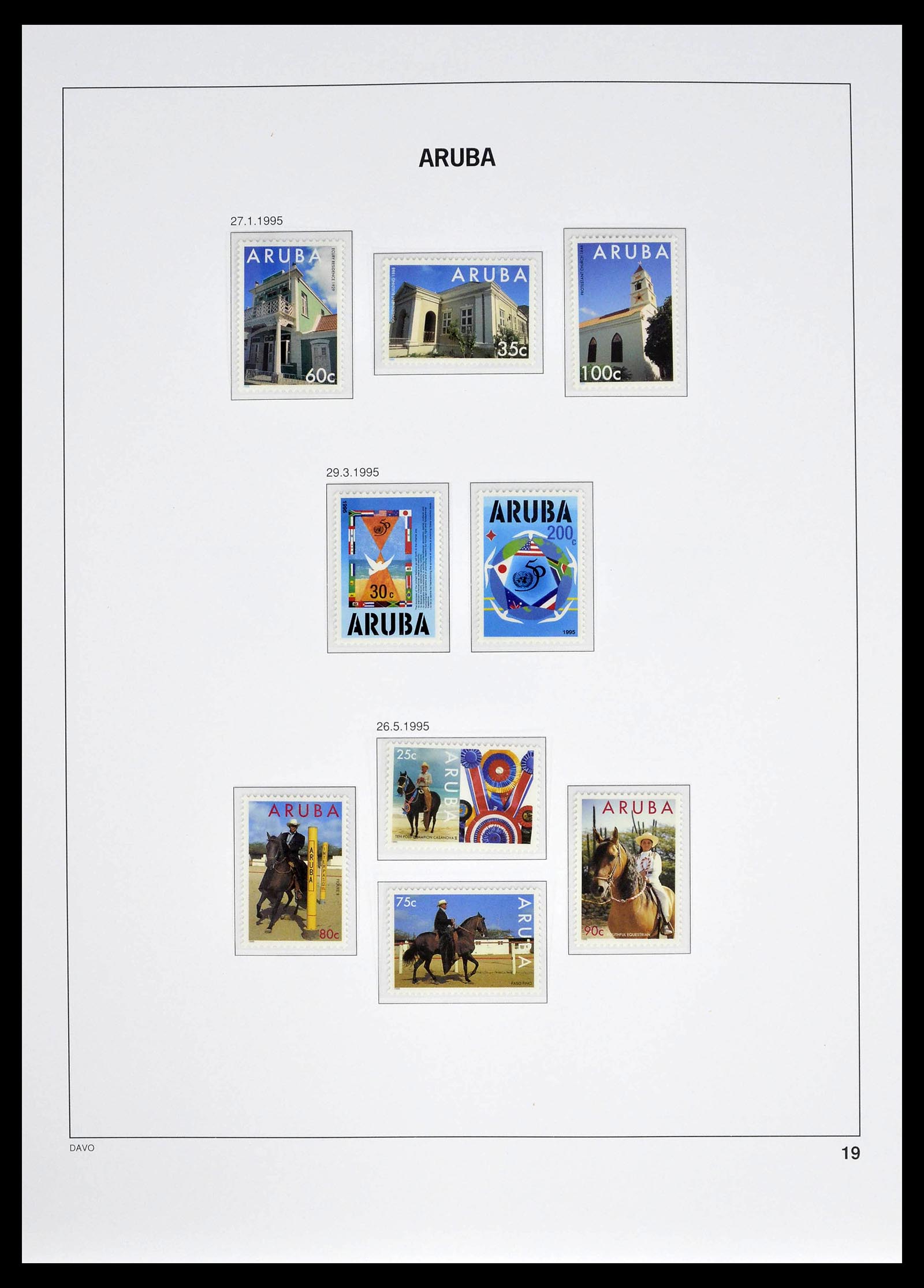 39361 0019 - Stamp collection 39361 Aruba 1986-2013.