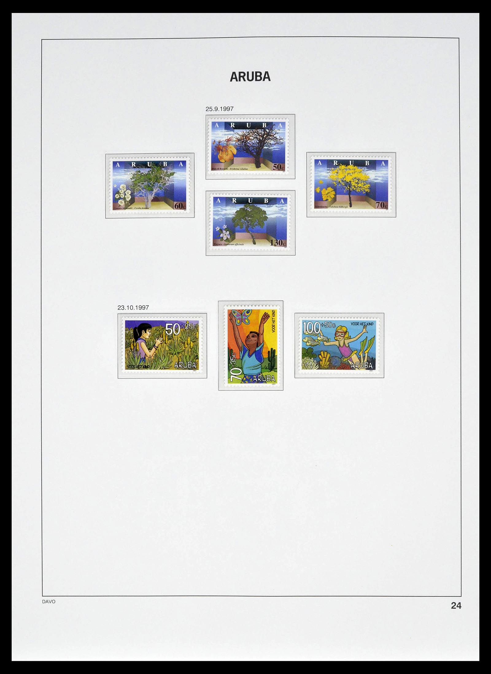 39361 0024 - Stamp collection 39361 Aruba 1986-2013.
