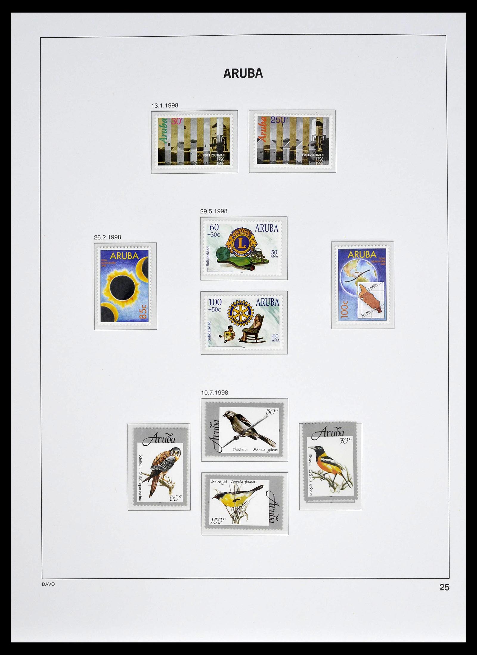 39361 0025 - Stamp collection 39361 Aruba 1986-2013.