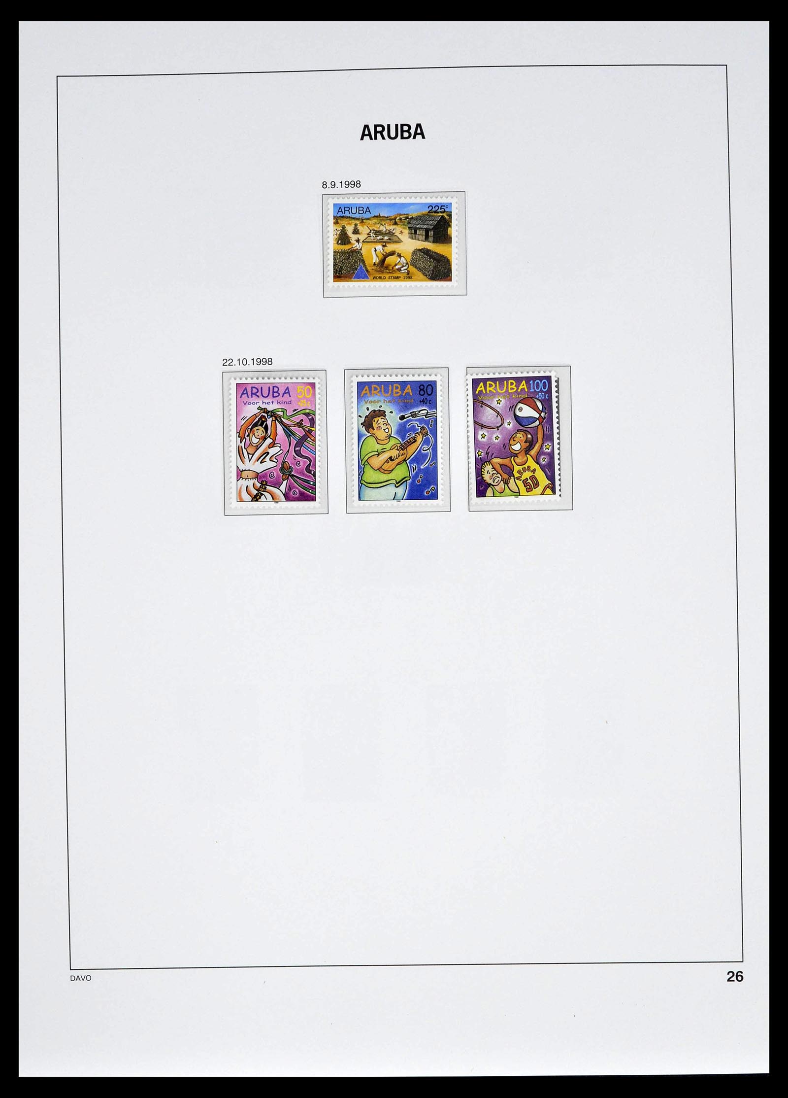 39361 0026 - Stamp collection 39361 Aruba 1986-2013.