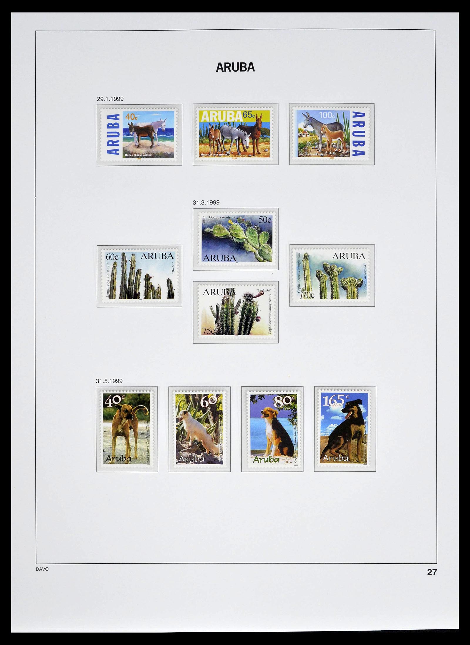 39361 0027 - Stamp collection 39361 Aruba 1986-2013.