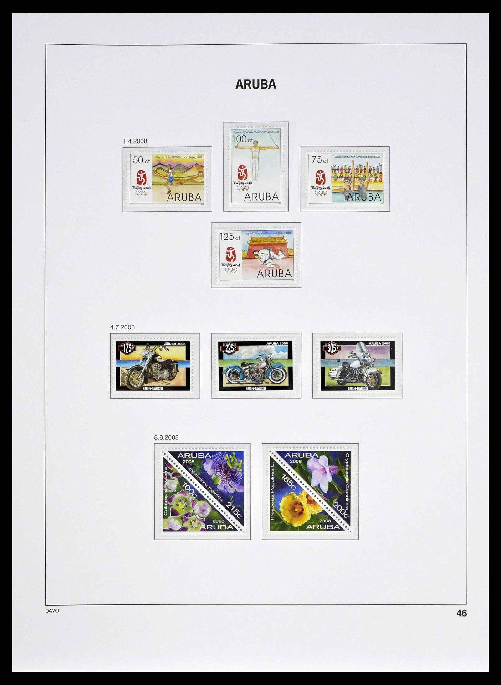 39361 0046 - Stamp collection 39361 Aruba 1986-2013.