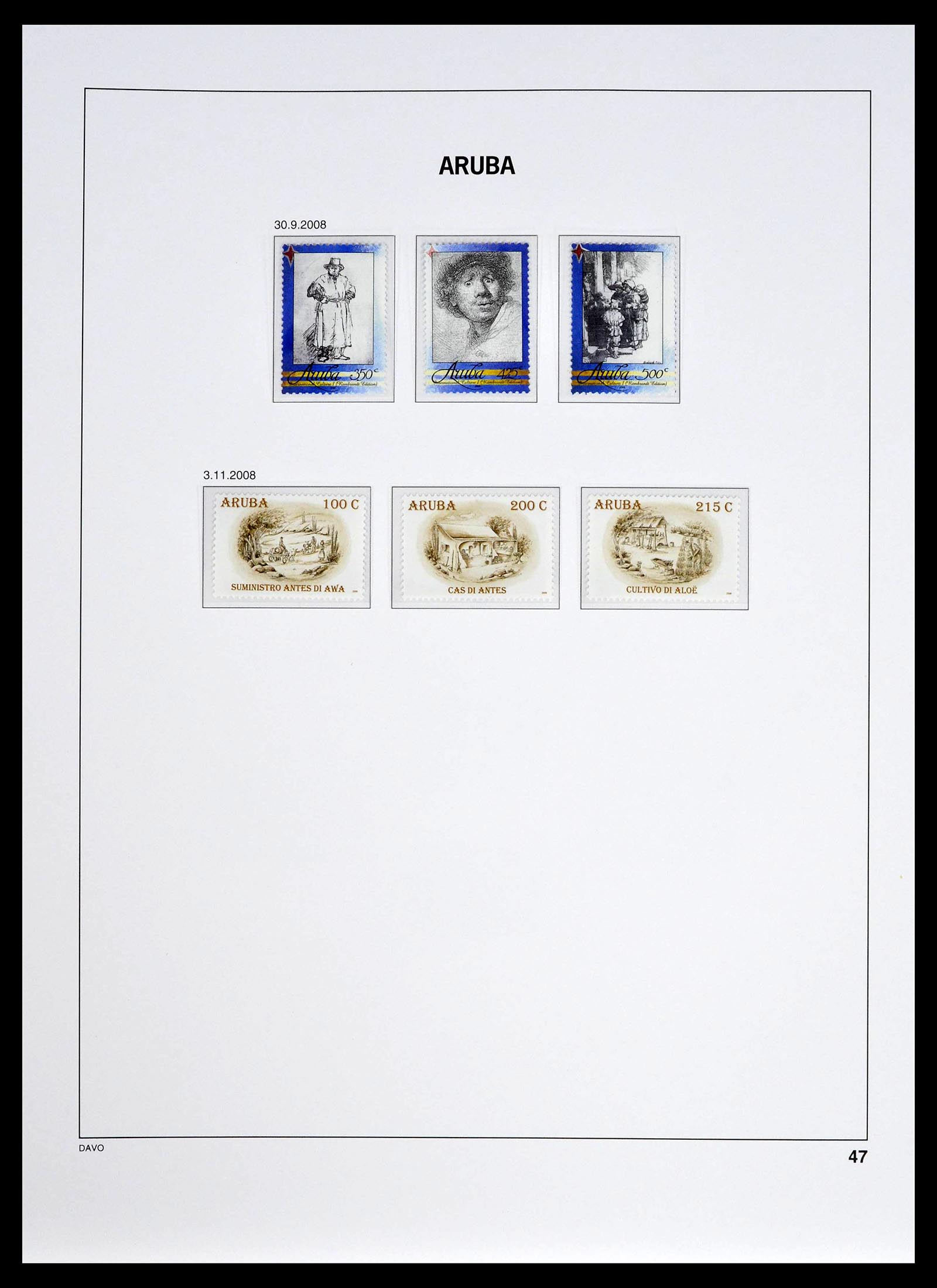 39361 0047 - Stamp collection 39361 Aruba 1986-2013.