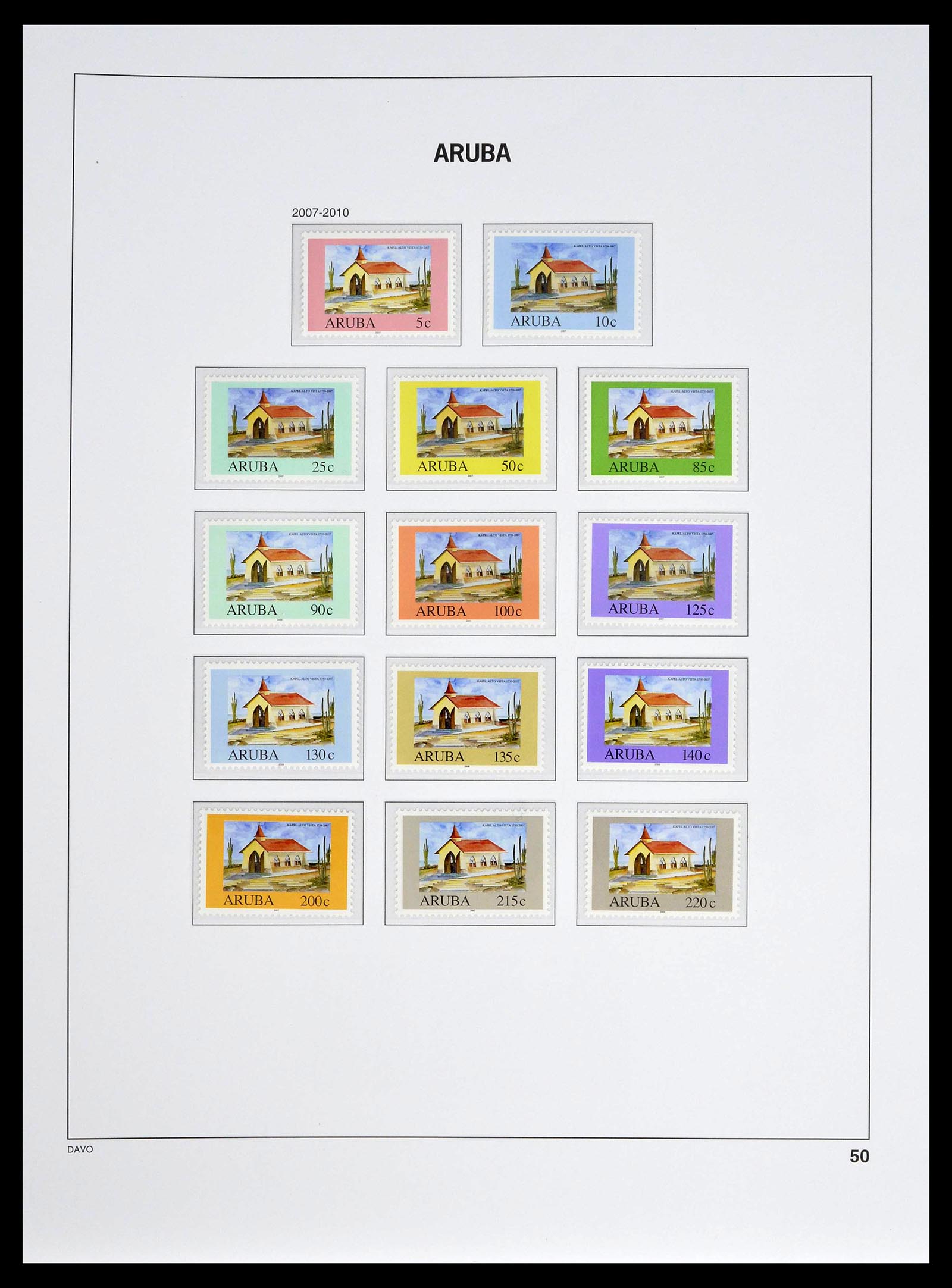 39361 0050 - Stamp collection 39361 Aruba 1986-2013.