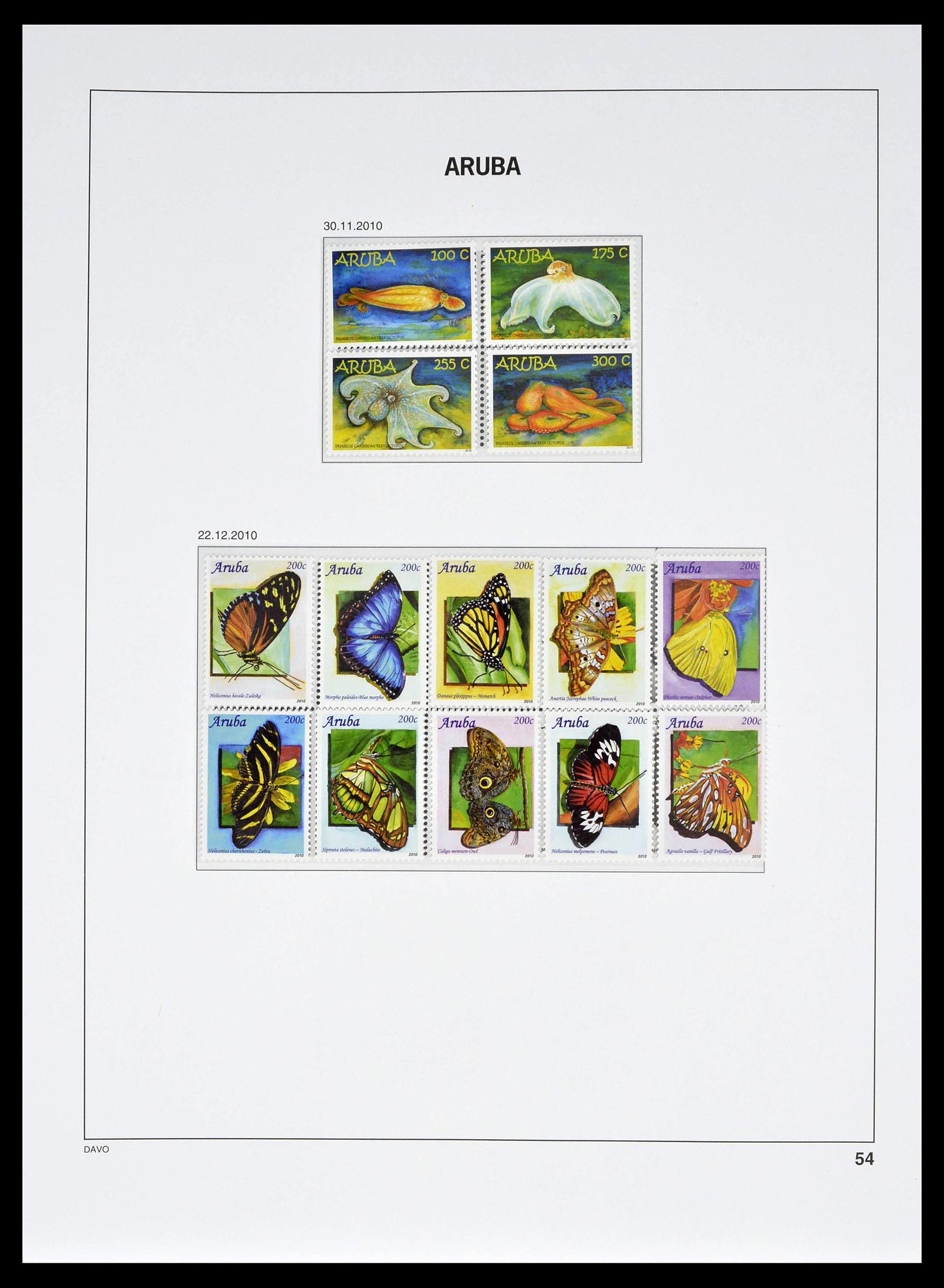 39361 0054 - Stamp collection 39361 Aruba 1986-2013.