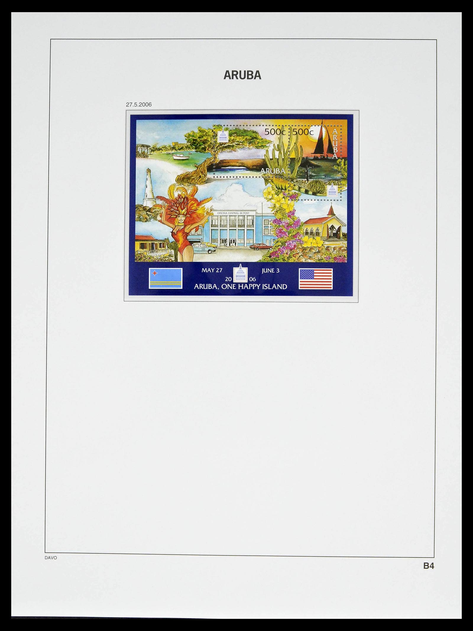 39361 0070 - Stamp collection 39361 Aruba 1986-2013.