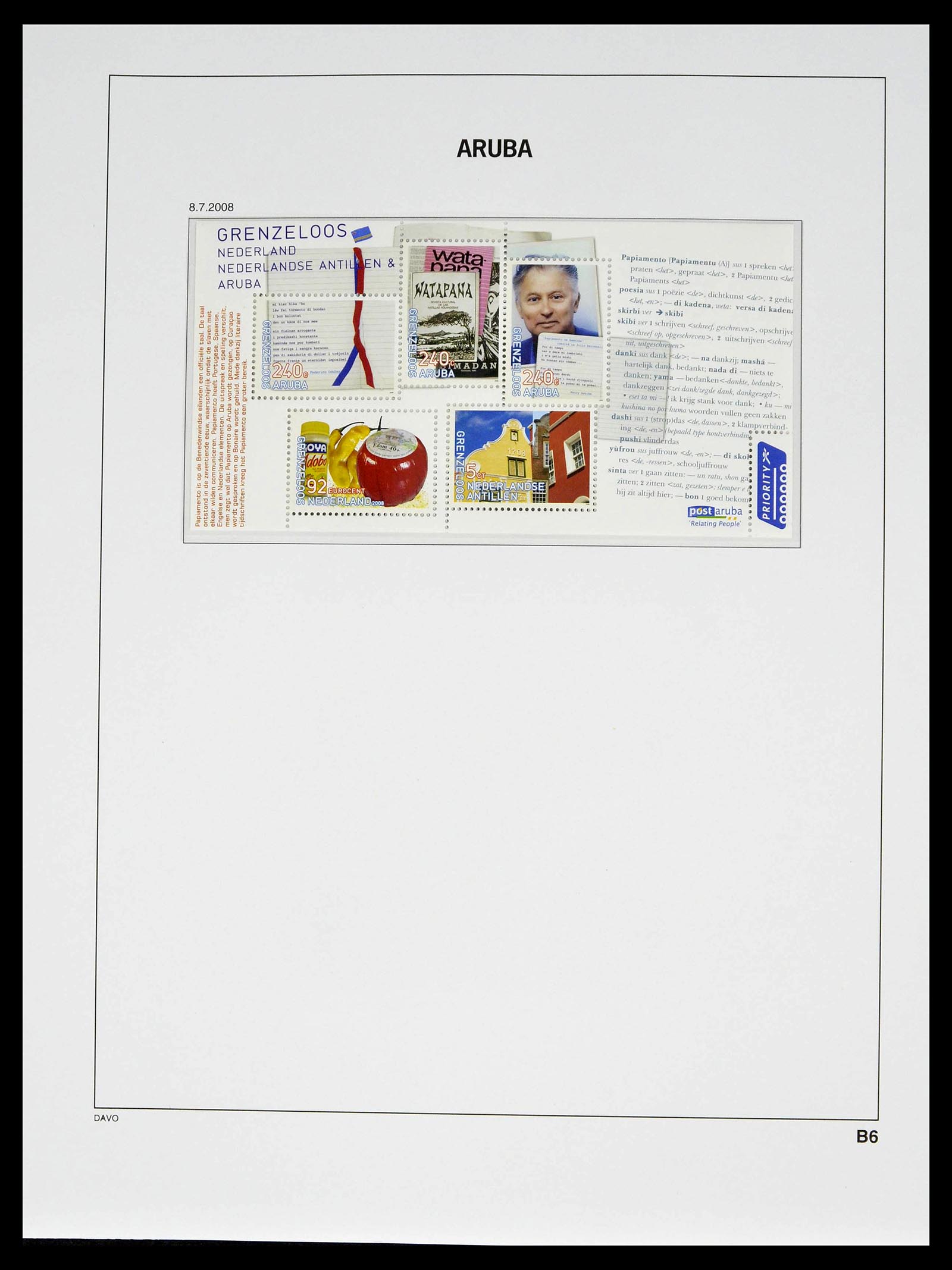 39361 0072 - Postzegelverzameling 39361 Aruba 1986-2013.