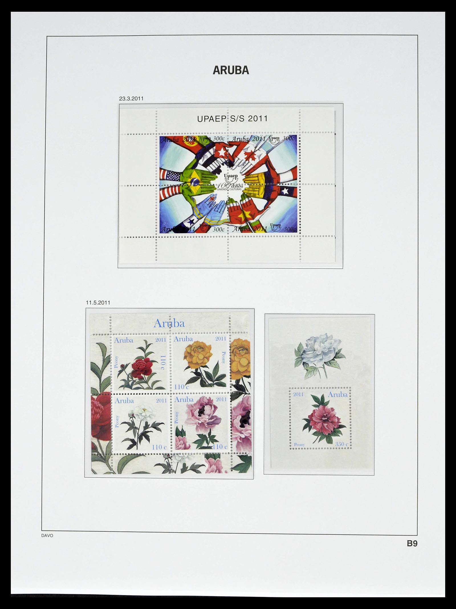 39361 0075 - Postzegelverzameling 39361 Aruba 1986-2013.