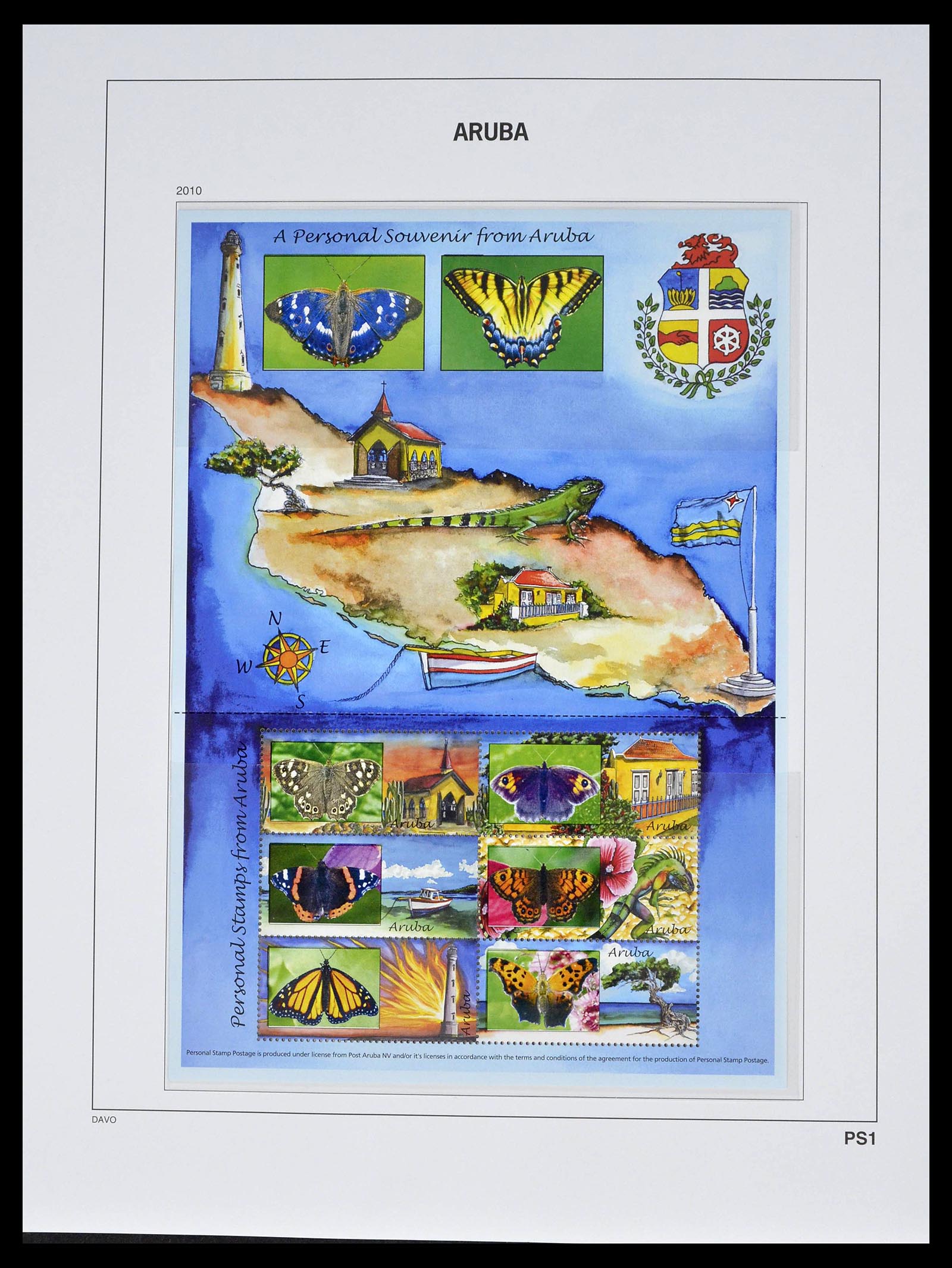 39361 0080 - Postzegelverzameling 39361 Aruba 1986-2013.