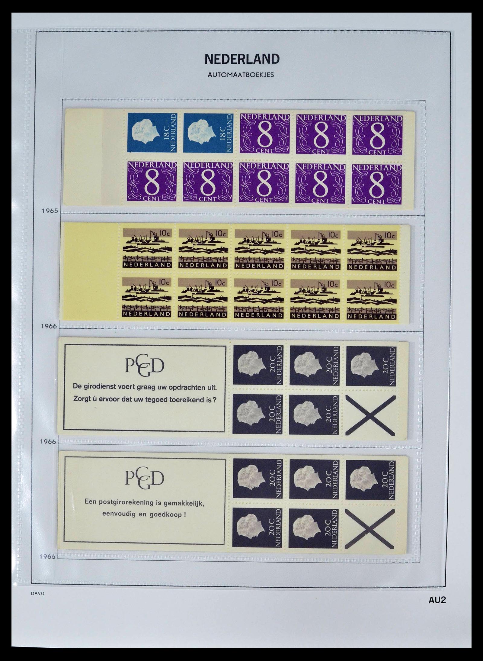 39362 0002 - Stamp collection 39362 Netherlands stamp booklets 1964-2003.