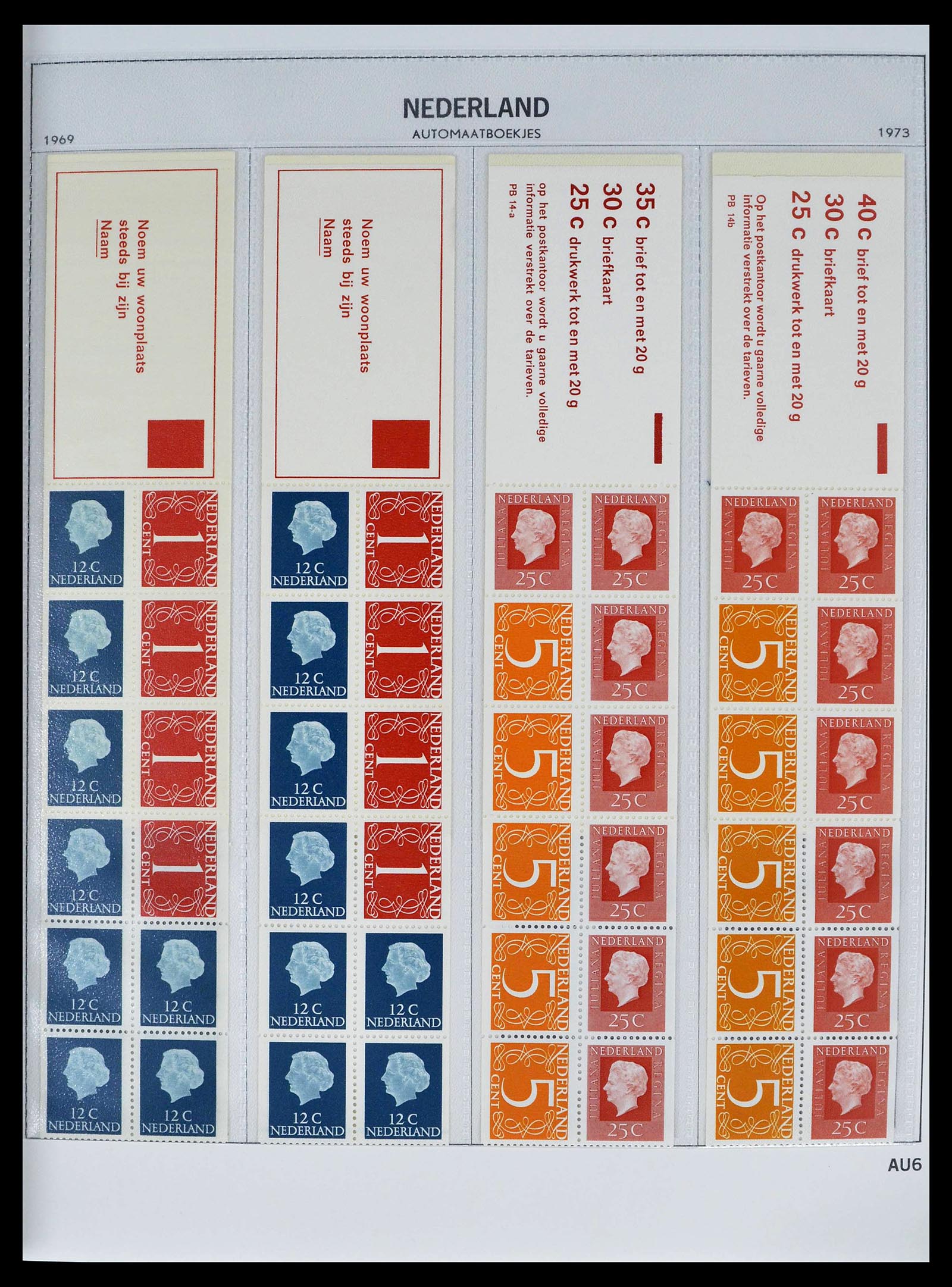 39362 0006 - Stamp collection 39362 Netherlands stamp booklets 1964-2003.