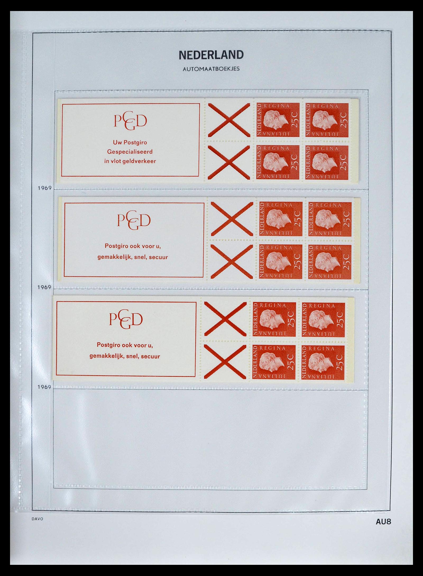 39362 0008 - Stamp collection 39362 Netherlands stamp booklets 1964-2003.