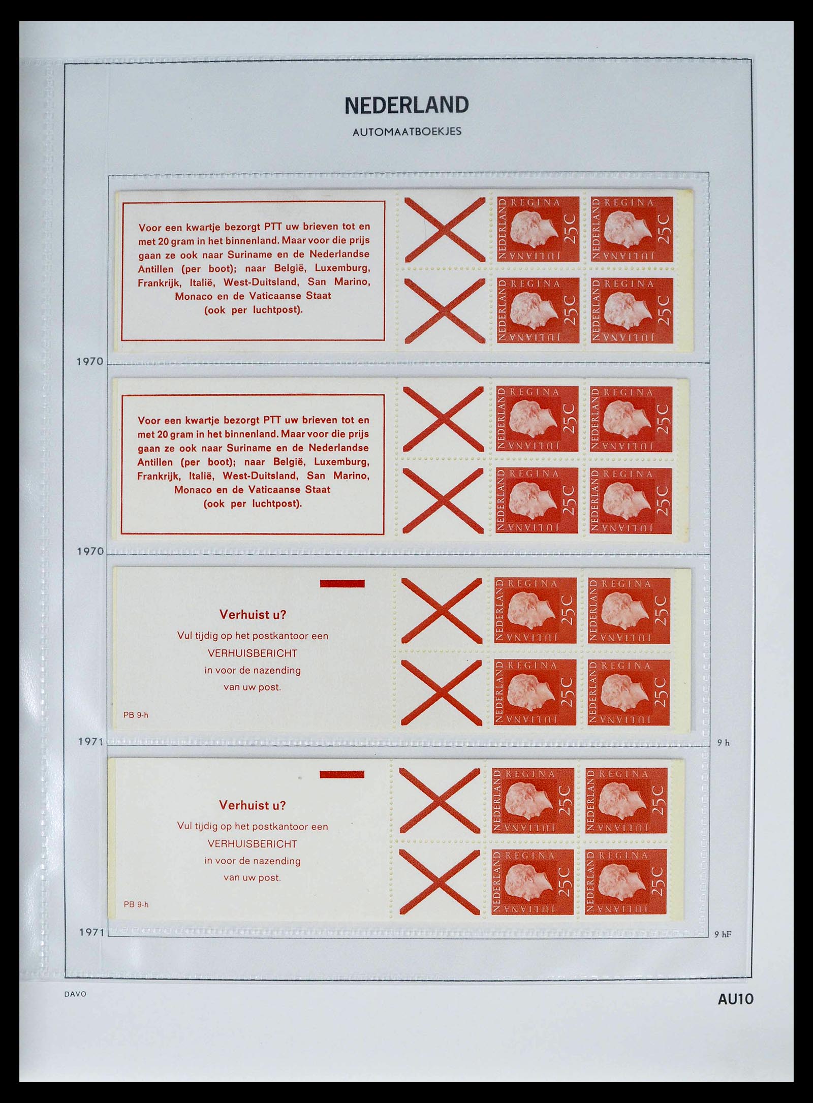 39362 0010 - Stamp collection 39362 Netherlands stamp booklets 1964-2003.