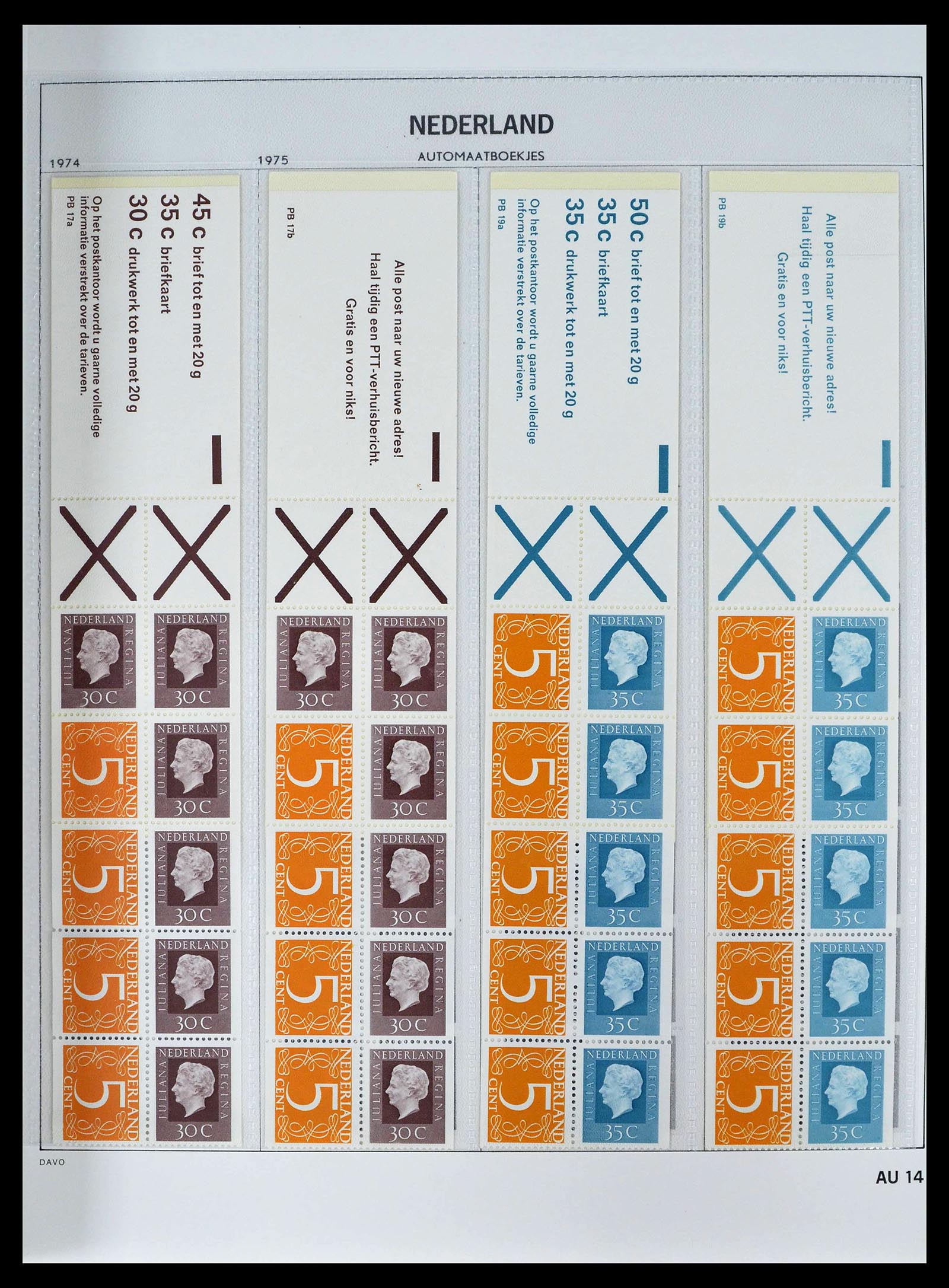 39362 0014 - Stamp collection 39362 Netherlands stamp booklets 1964-2003.