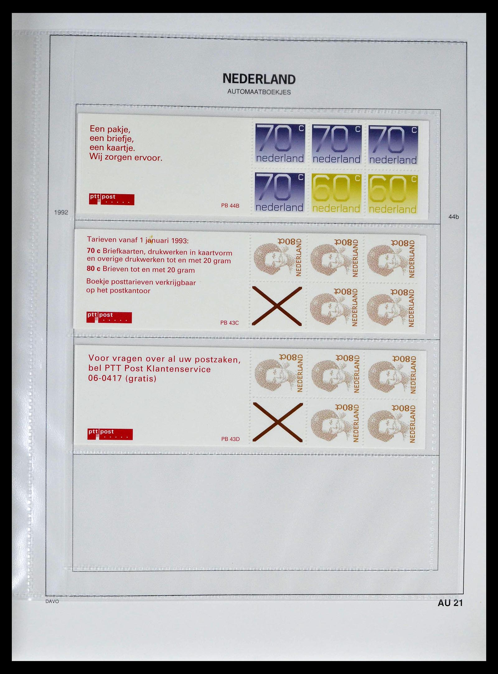 39362 0021 - Stamp collection 39362 Netherlands stamp booklets 1964-2003.