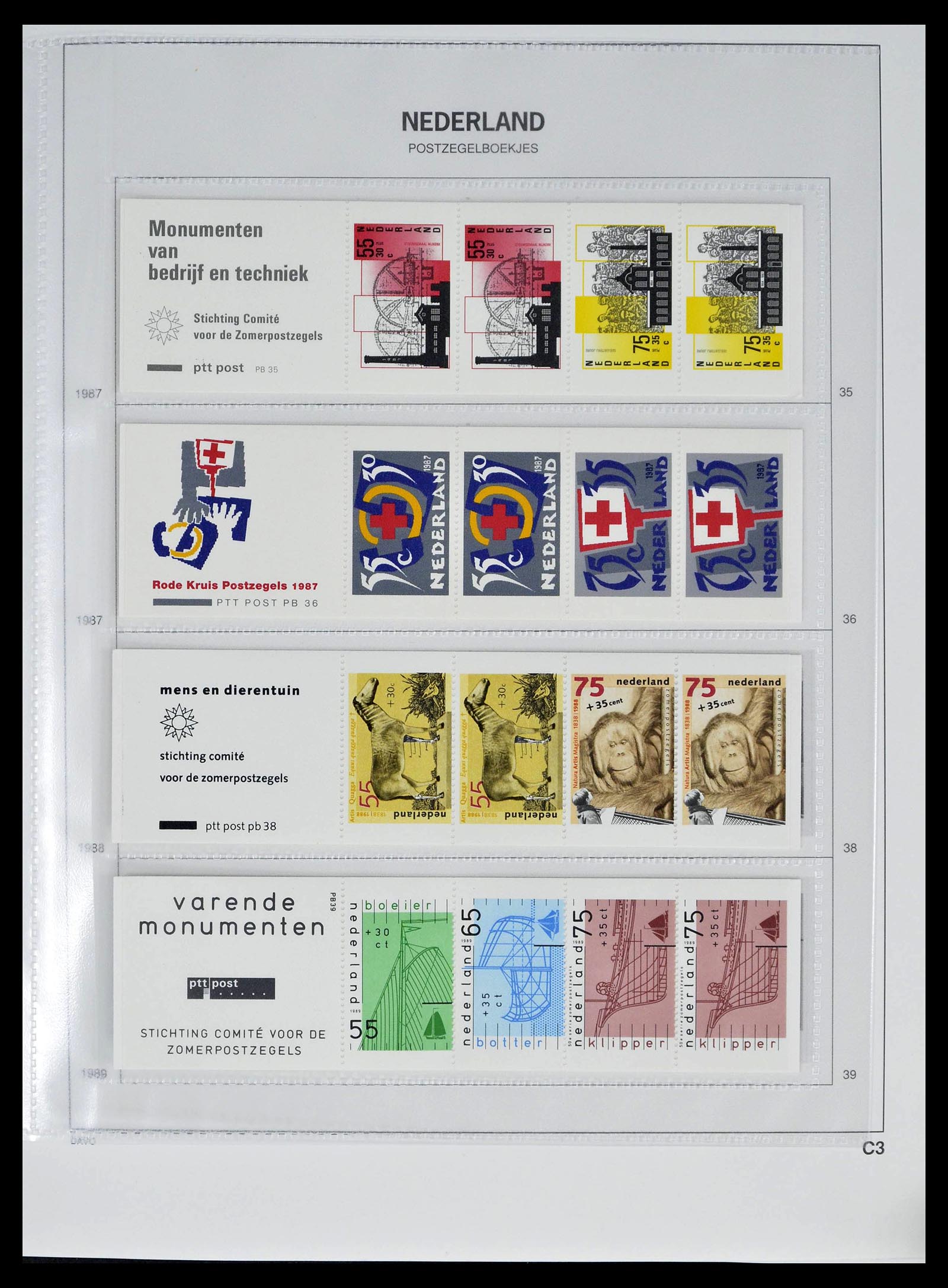 39362 0024 - Stamp collection 39362 Netherlands stamp booklets 1964-2003.