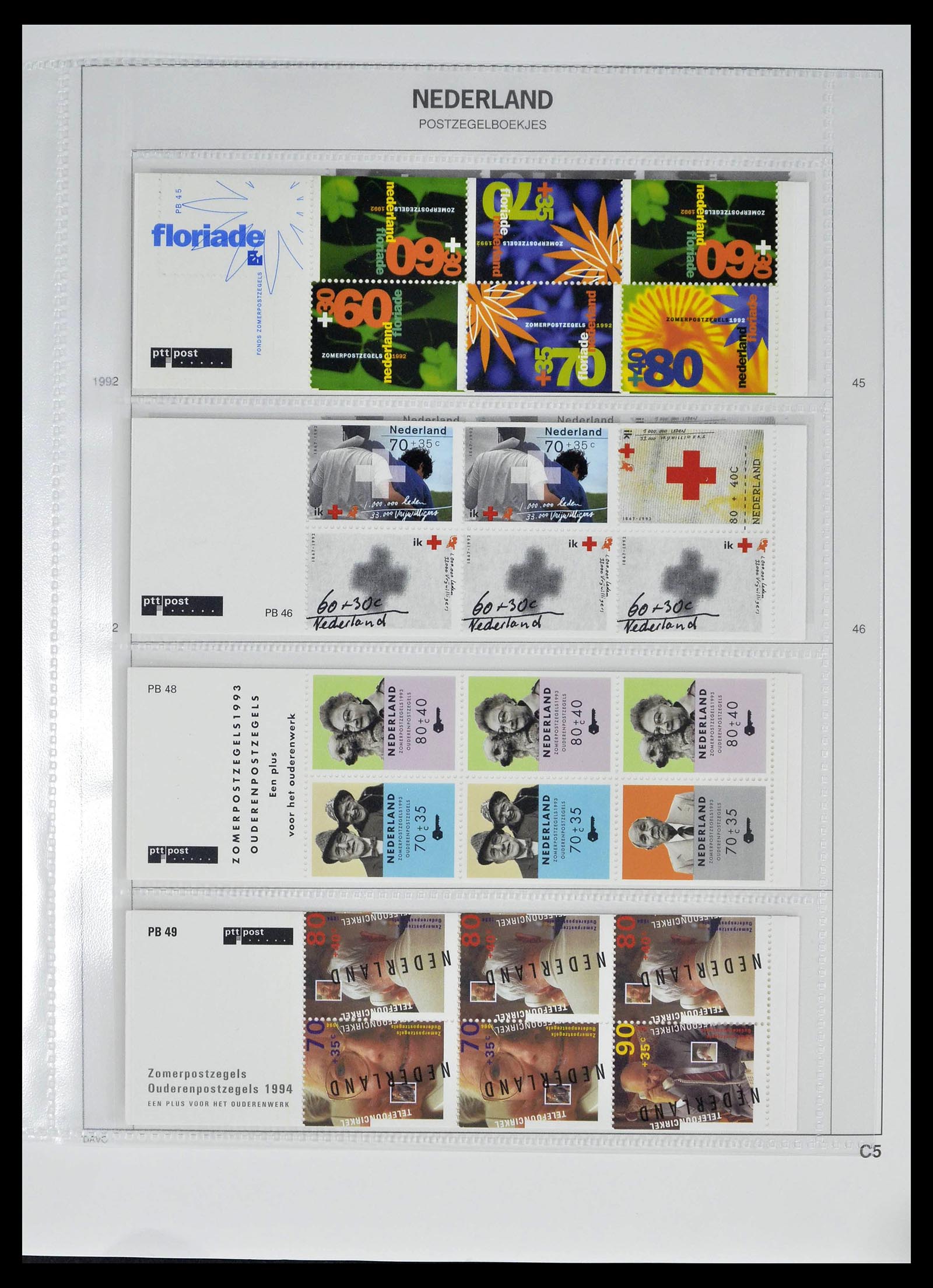 39362 0026 - Stamp collection 39362 Netherlands stamp booklets 1964-2003.