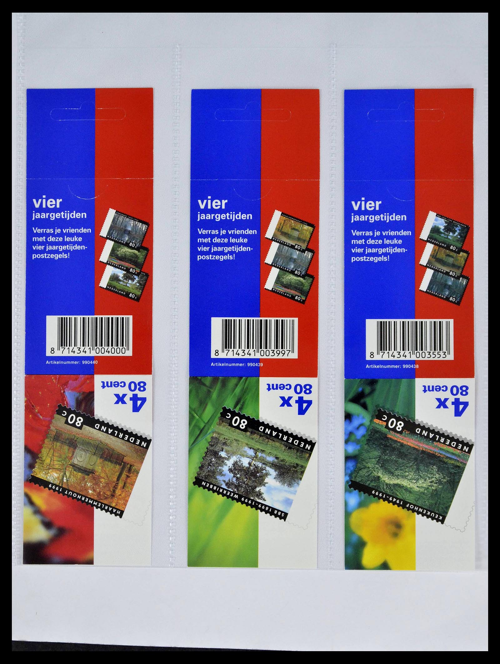 39362 0031 - Stamp collection 39362 Netherlands stamp booklets 1964-2003.