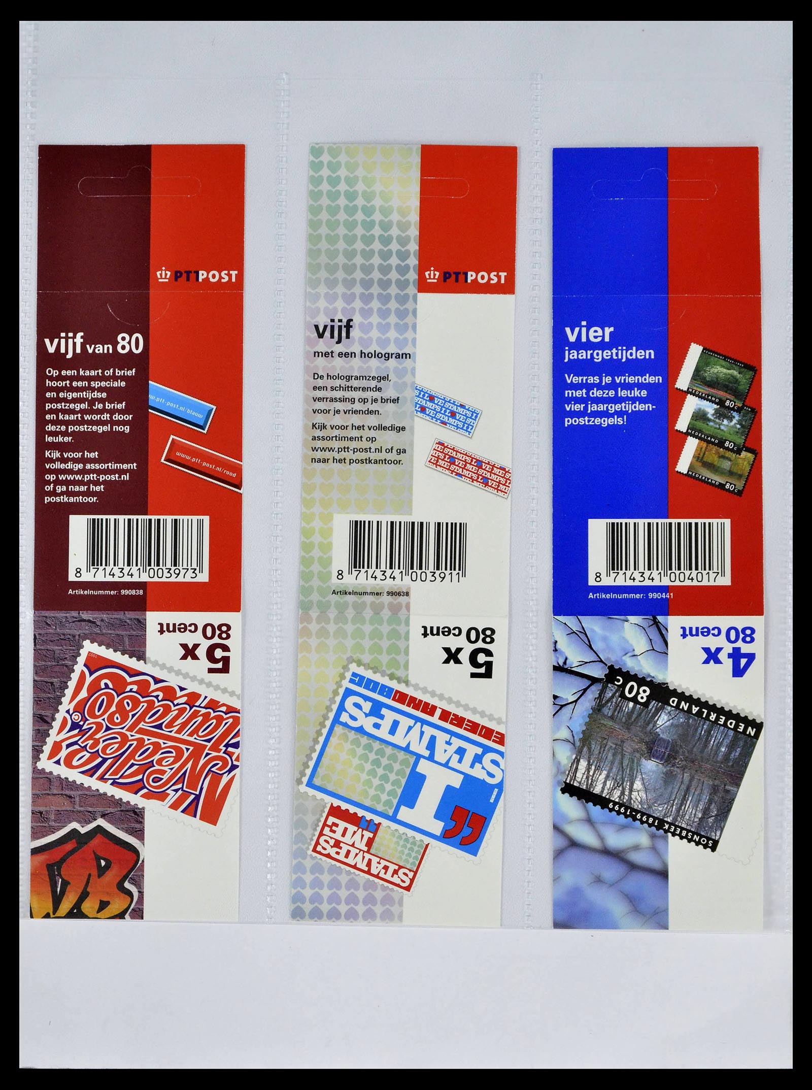 39362 0033 - Stamp collection 39362 Netherlands stamp booklets 1964-2003.