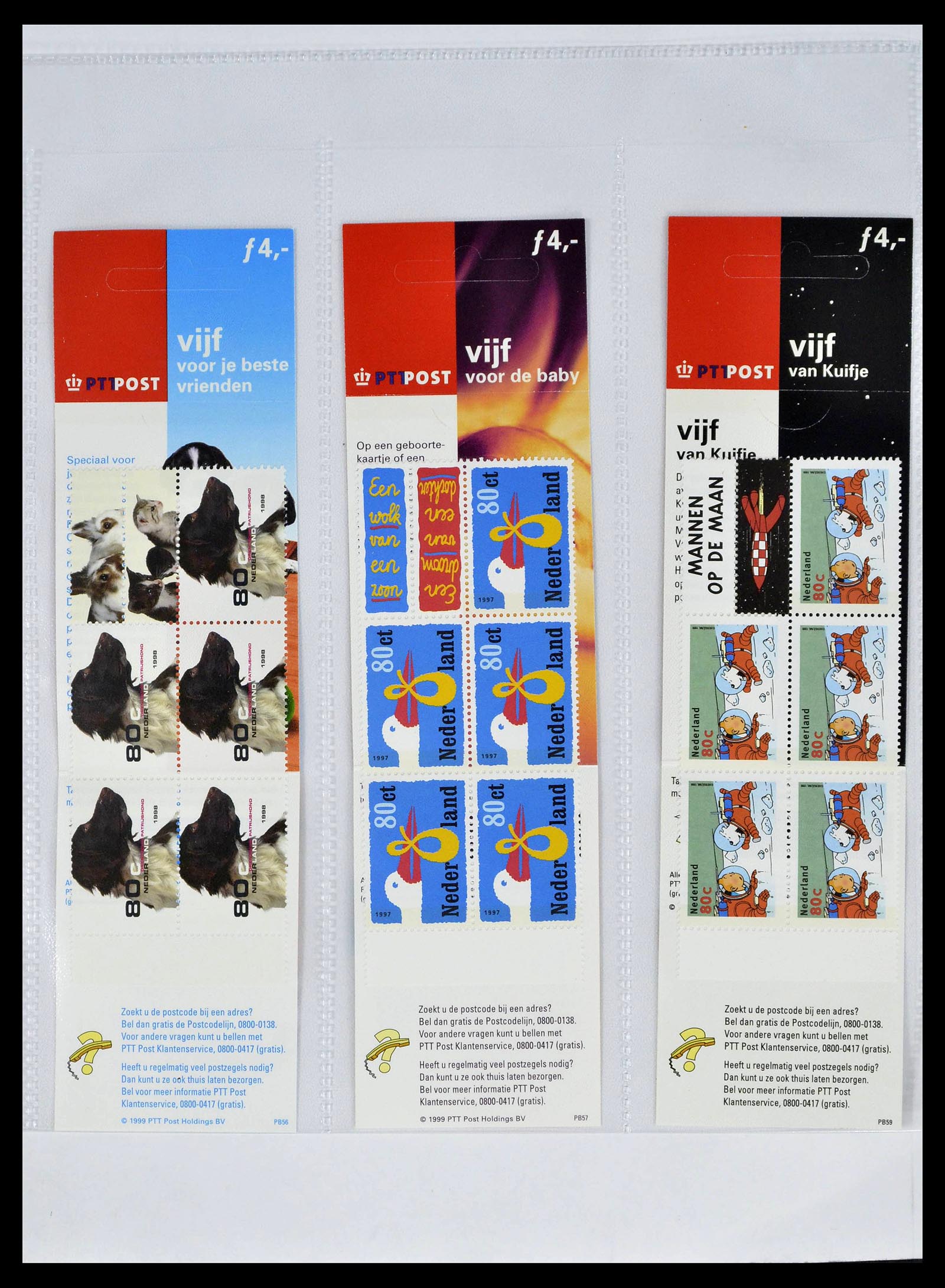 39362 0034 - Stamp collection 39362 Netherlands stamp booklets 1964-2003.