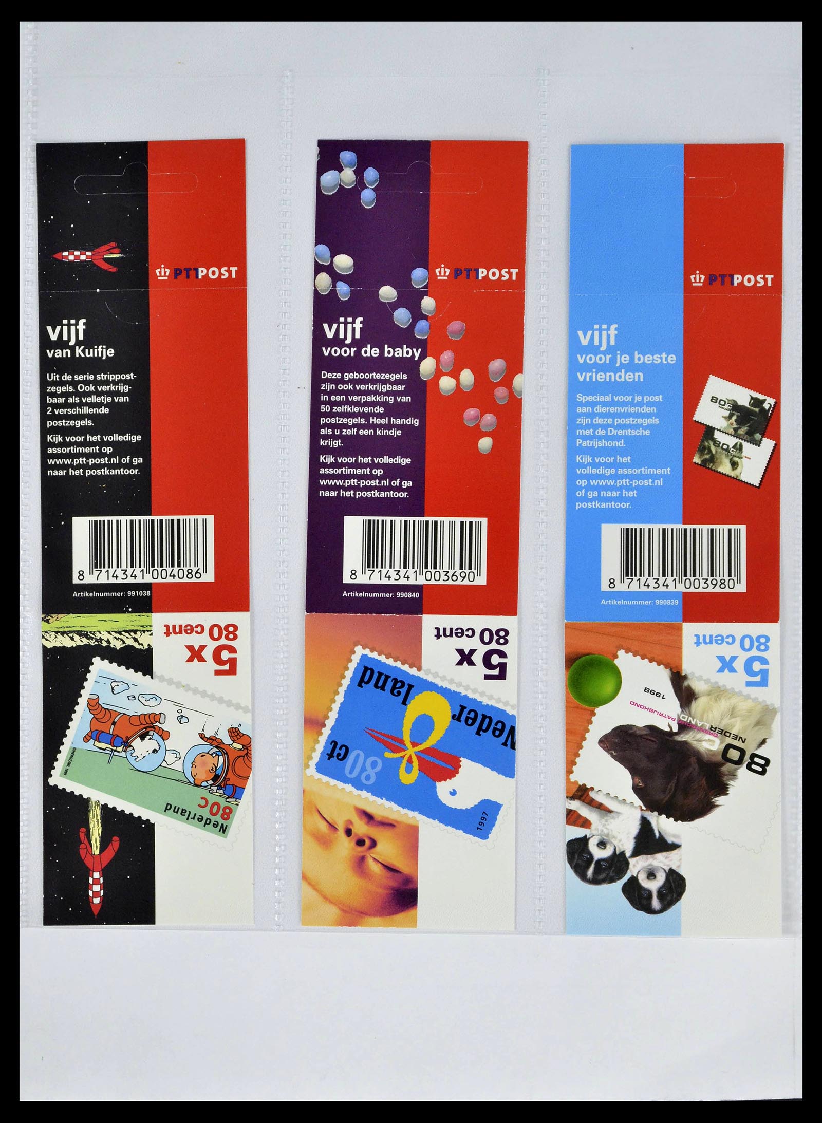 39362 0035 - Stamp collection 39362 Netherlands stamp booklets 1964-2003.