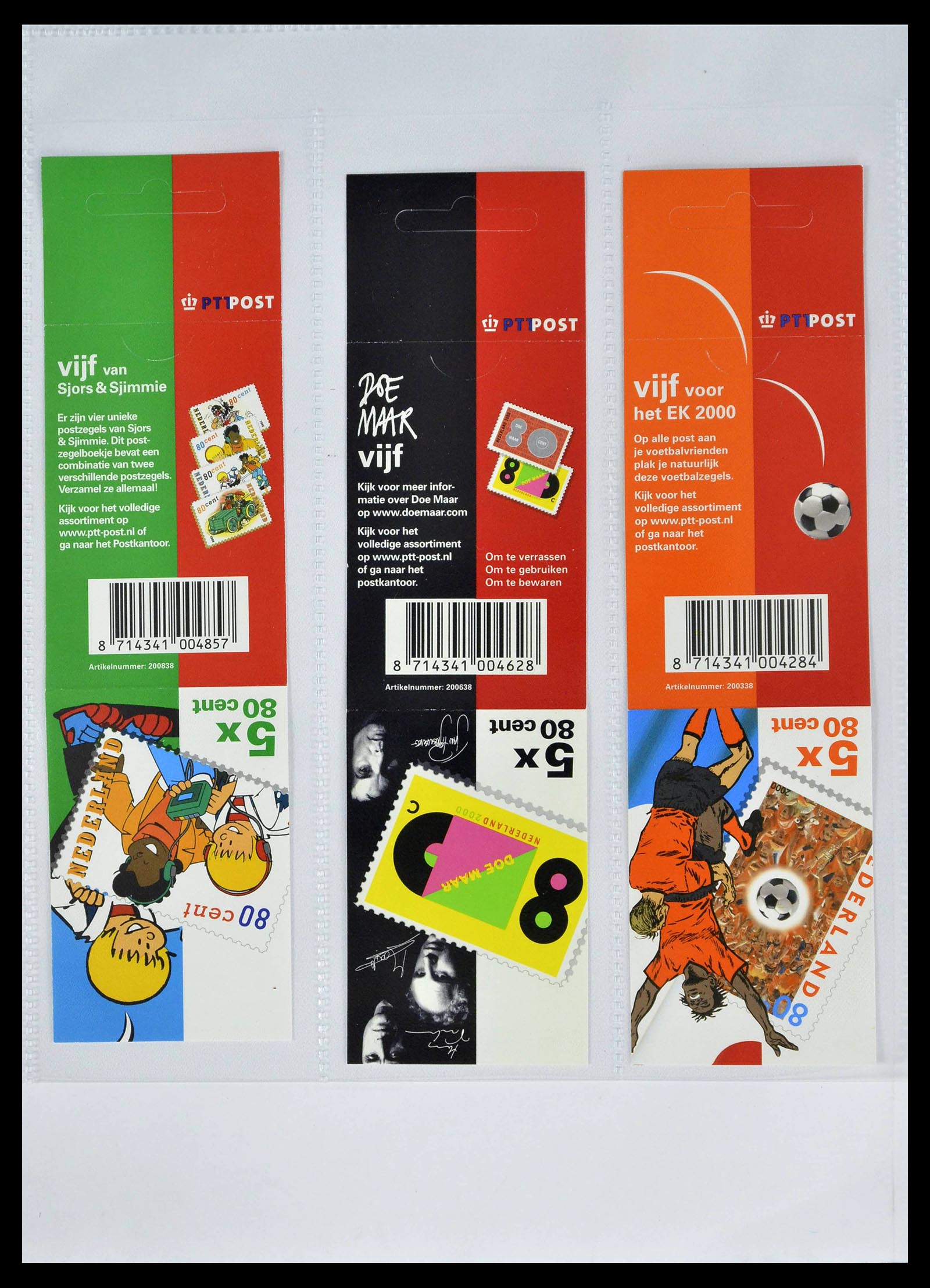 39362 0037 - Stamp collection 39362 Netherlands stamp booklets 1964-2003.