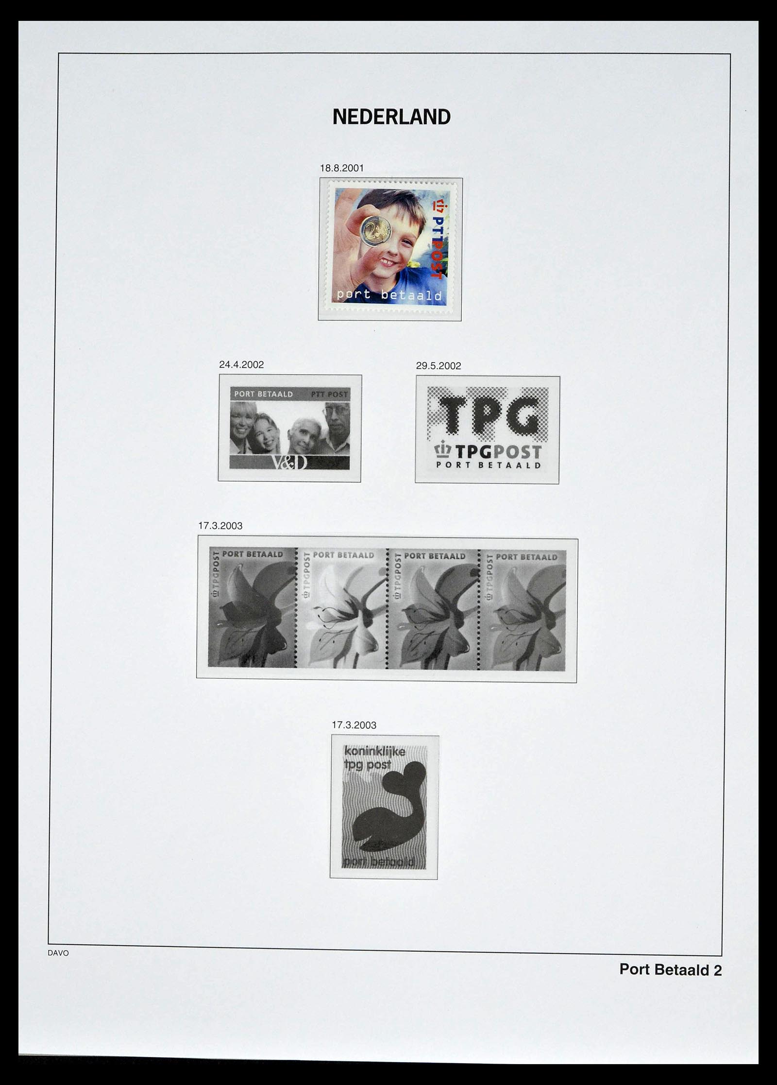 39362 0052 - Stamp collection 39362 Netherlands stamp booklets 1964-2003.