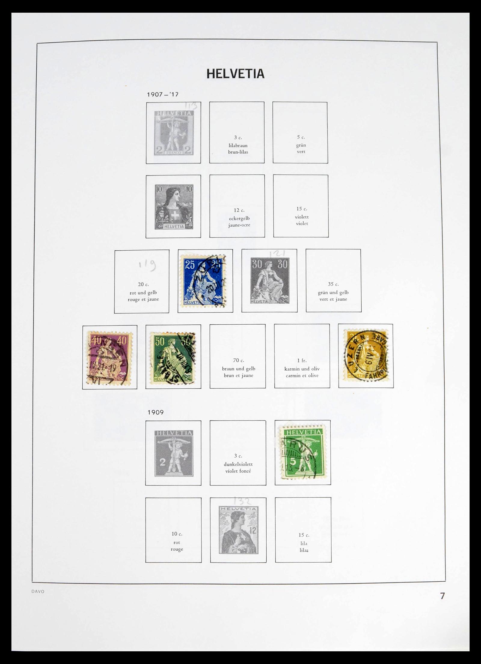 39363 0002 - Postzegelverzameling 39363 Zwitserland 1939-2013.