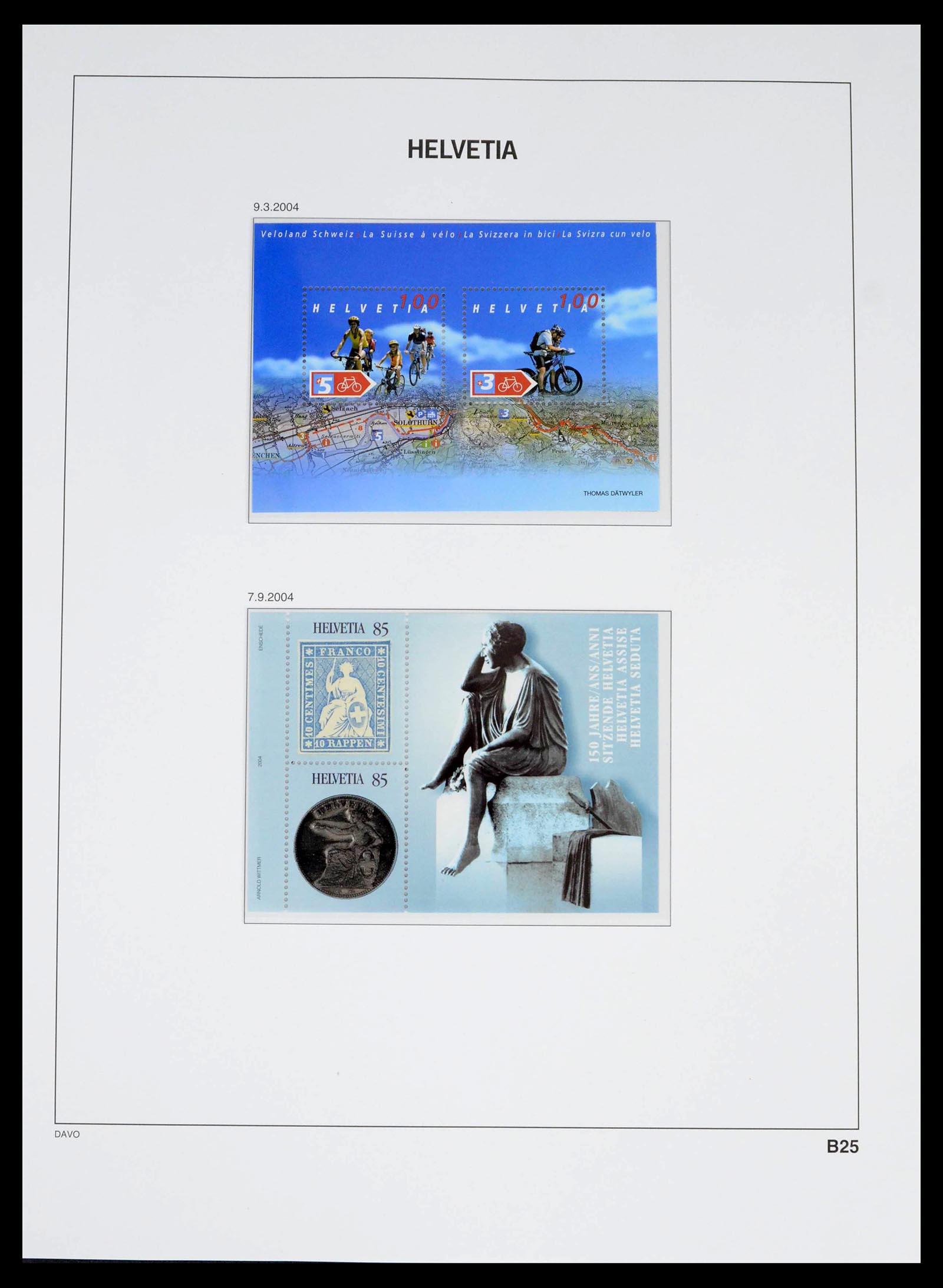 39363 0182 - Stamp collection 39363 Switzerland 1939-2013.