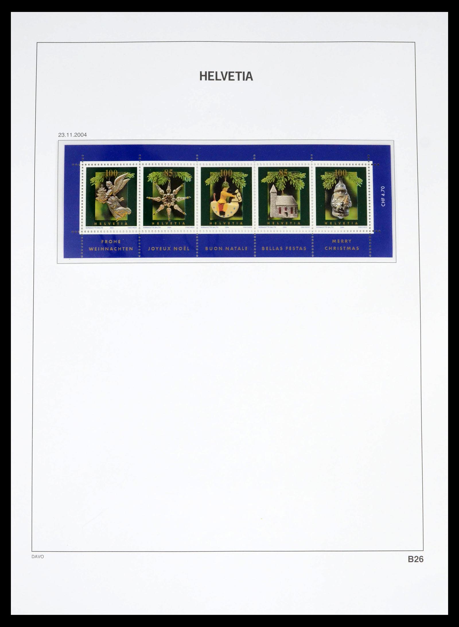 39363 0183 - Stamp collection 39363 Switzerland 1939-2013.