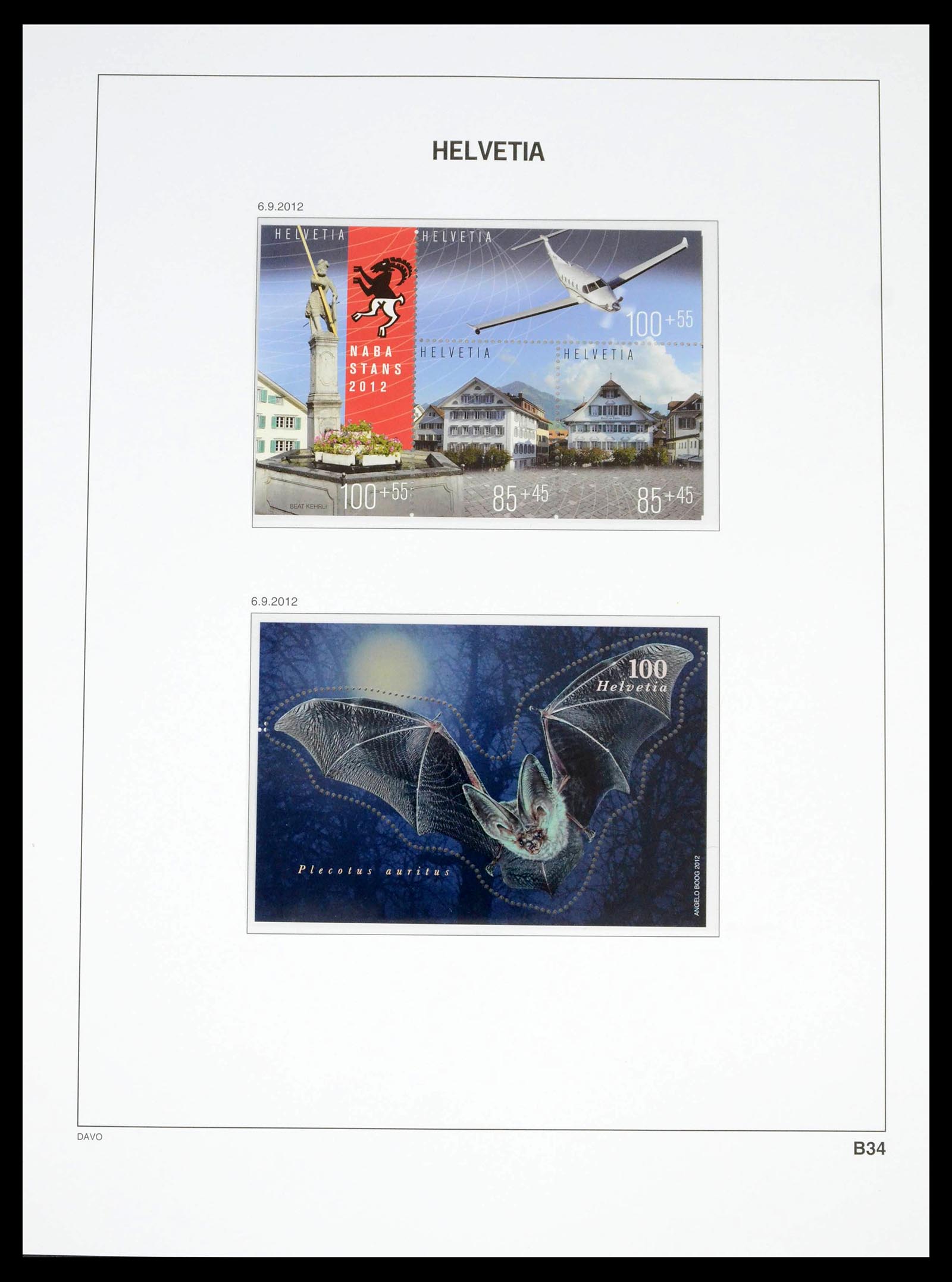 39363 0191 - Stamp collection 39363 Switzerland 1939-2013.