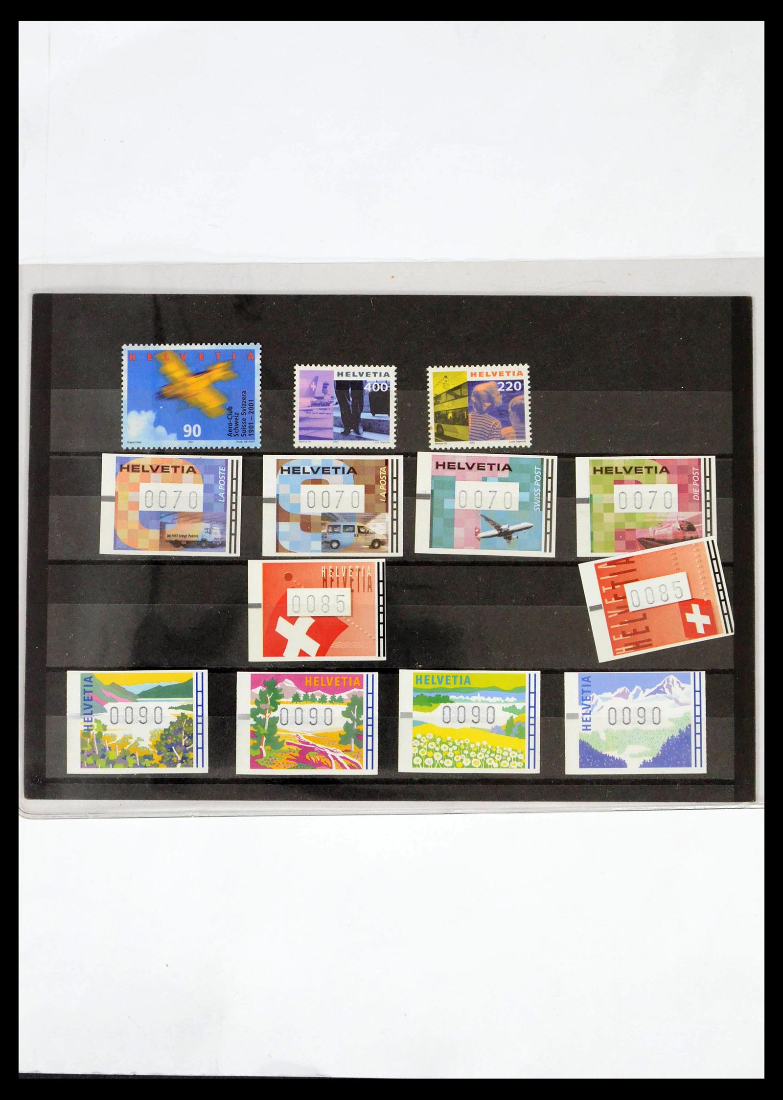 39363 0195 - Stamp collection 39363 Switzerland 1939-2013.