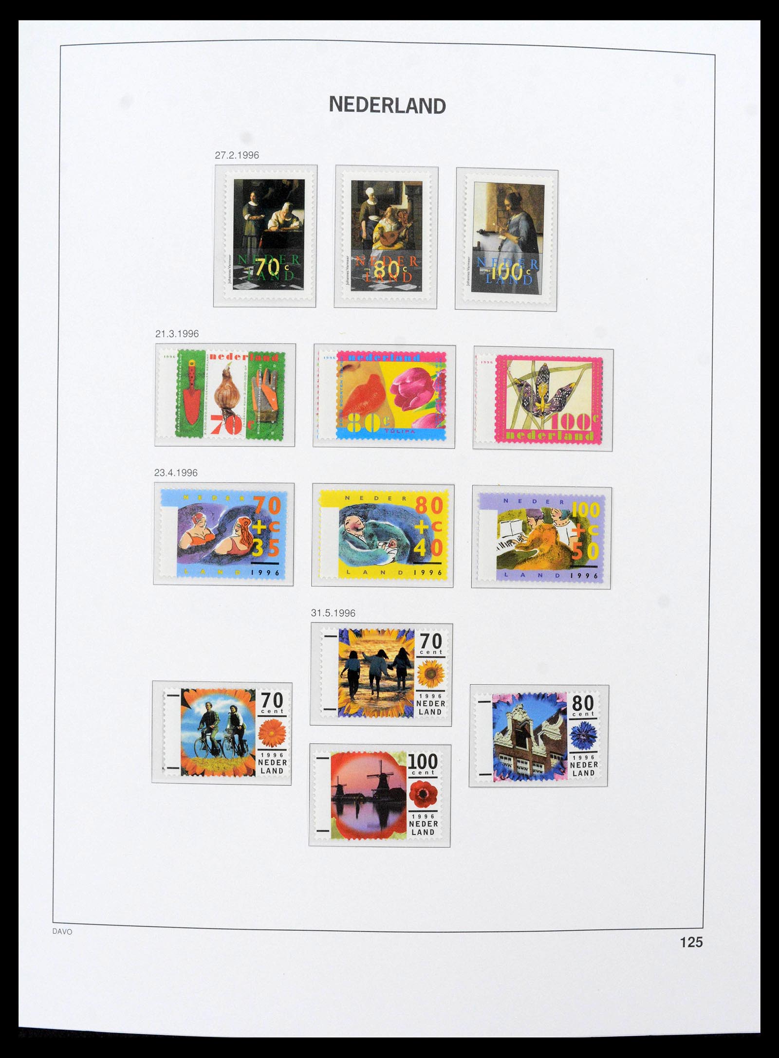 39364 0001 - Stamp collection 39364 Netherlands 1996-2021!
