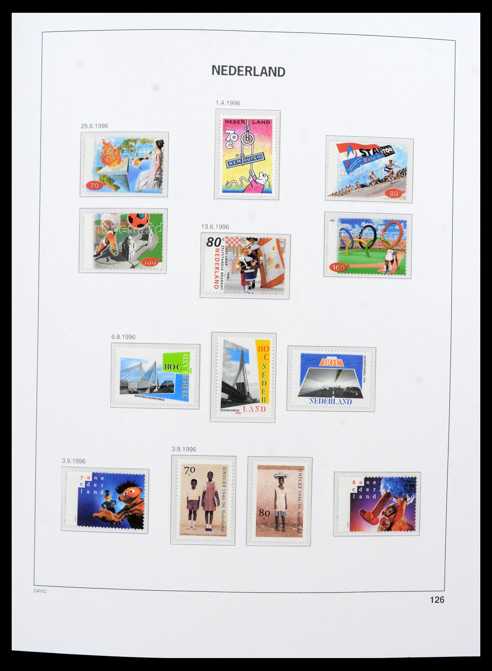 39364 0002 - Stamp collection 39364 Netherlands 1996-2021!