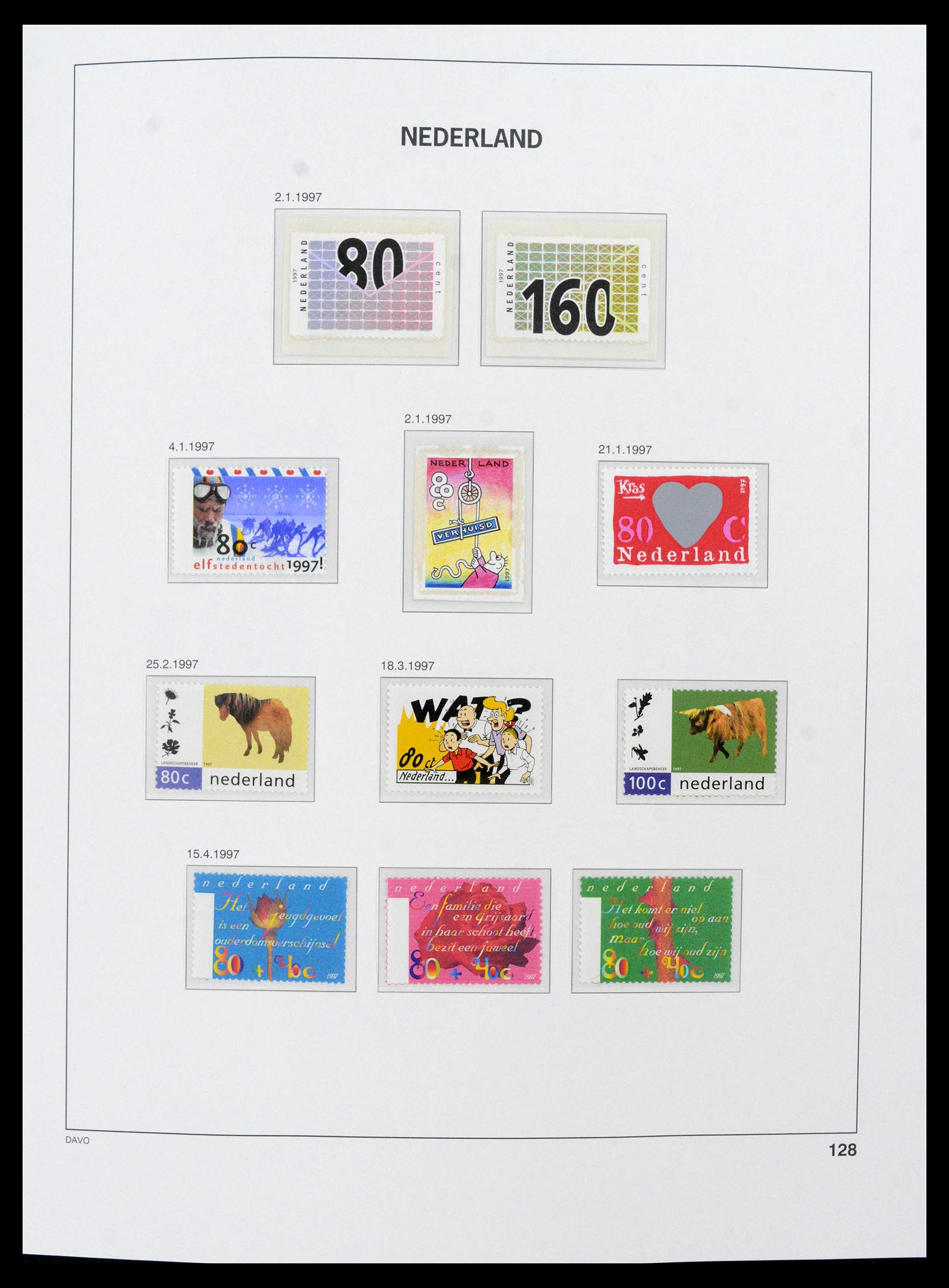 39364 0005 - Stamp collection 39364 Netherlands 1996-2021!