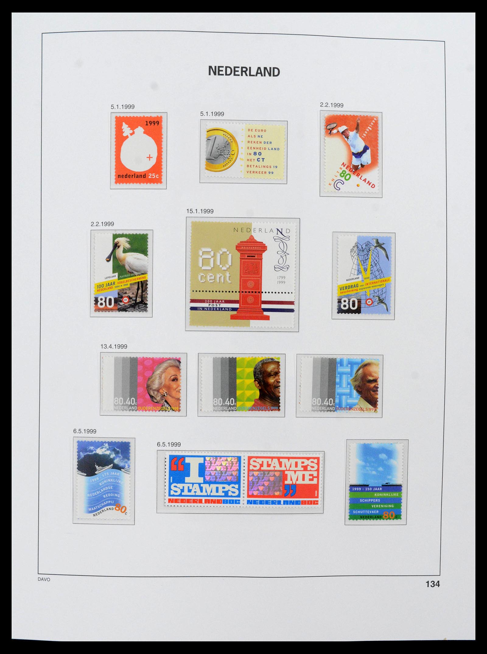 39364 0015 - Stamp collection 39364 Netherlands 1996-2021!