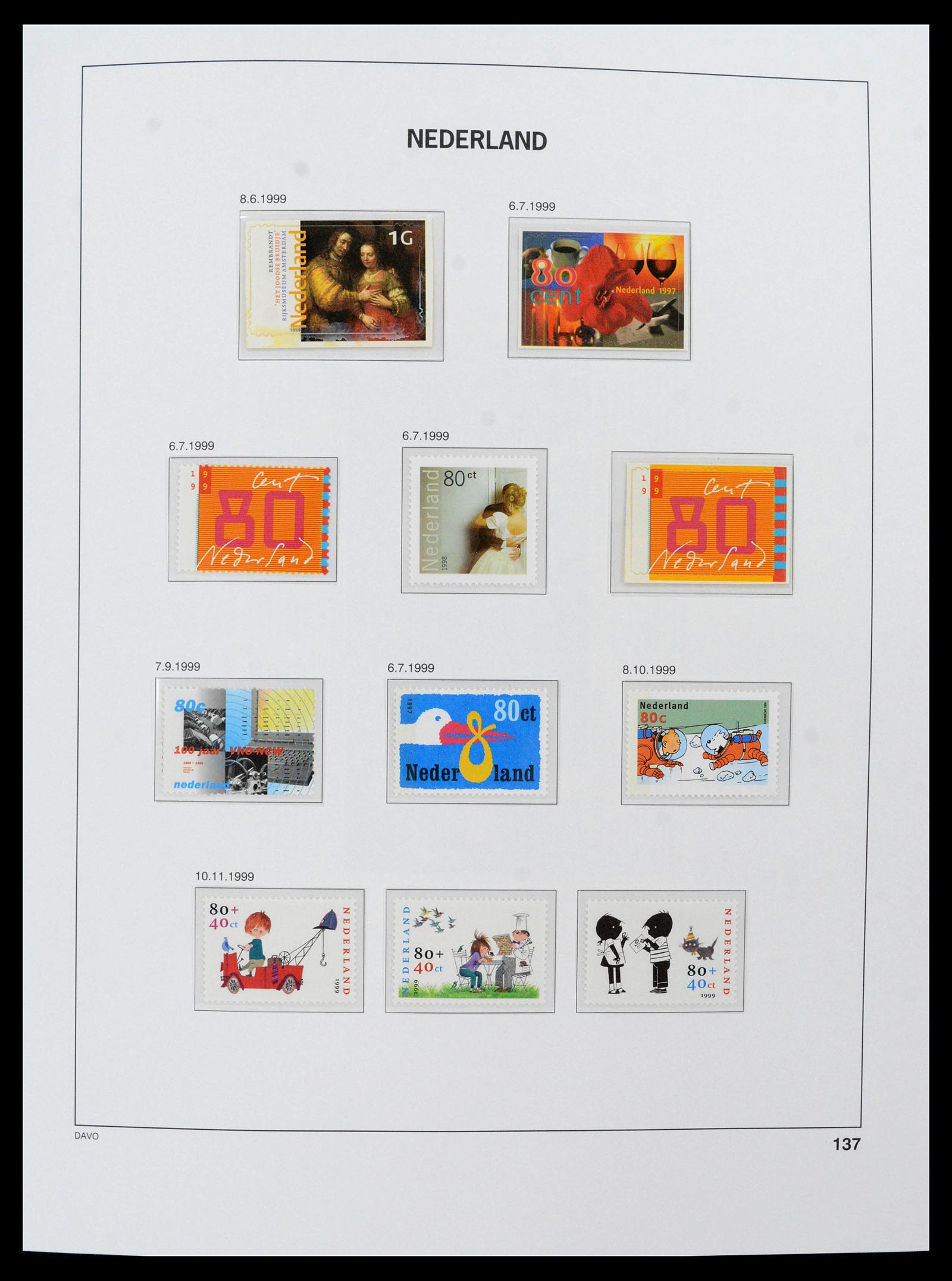 39364 0018 - Stamp collection 39364 Netherlands 1996-2021!