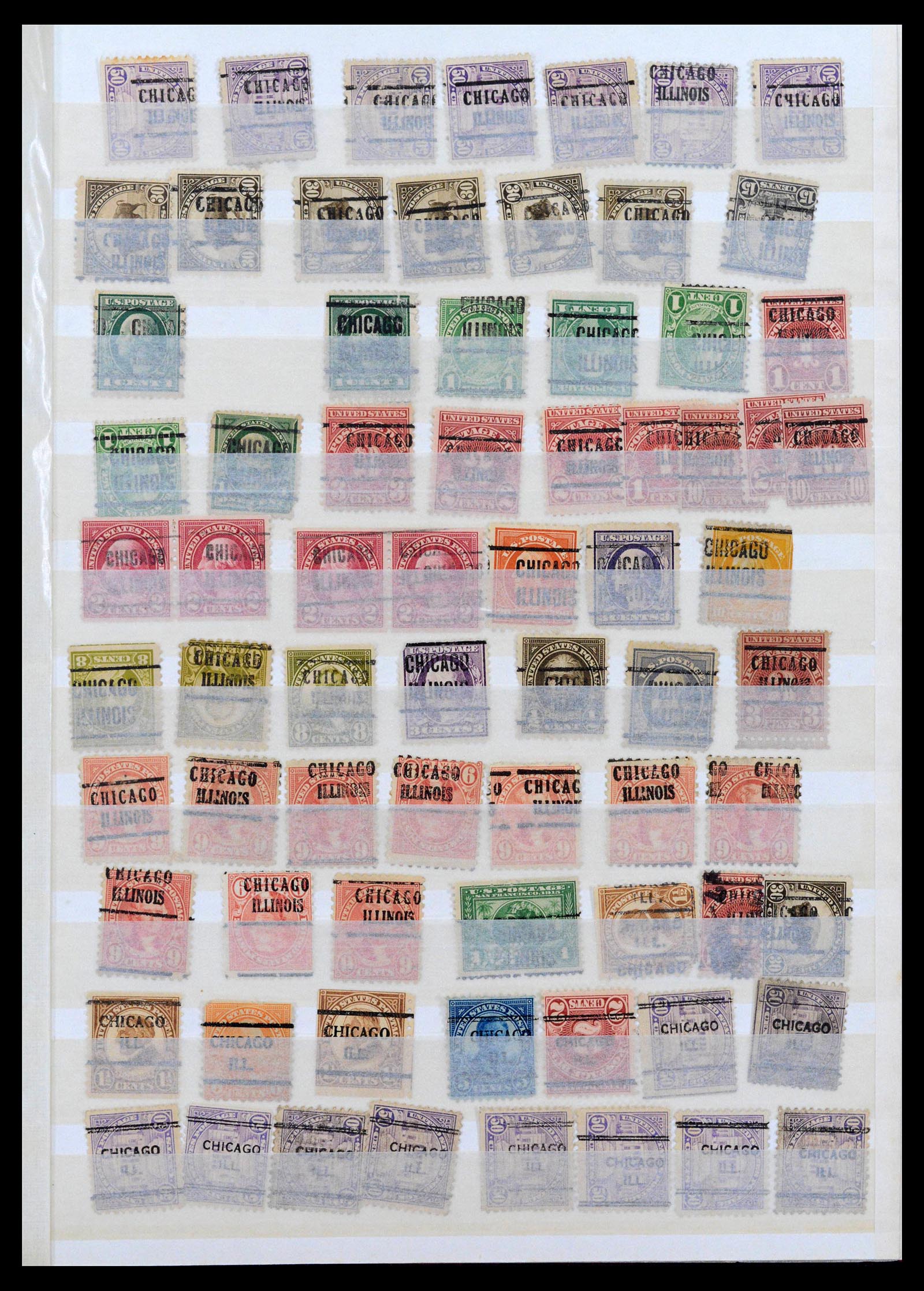 39366 0003 - Stamp collection 39366 USA precancels 1892-1940.